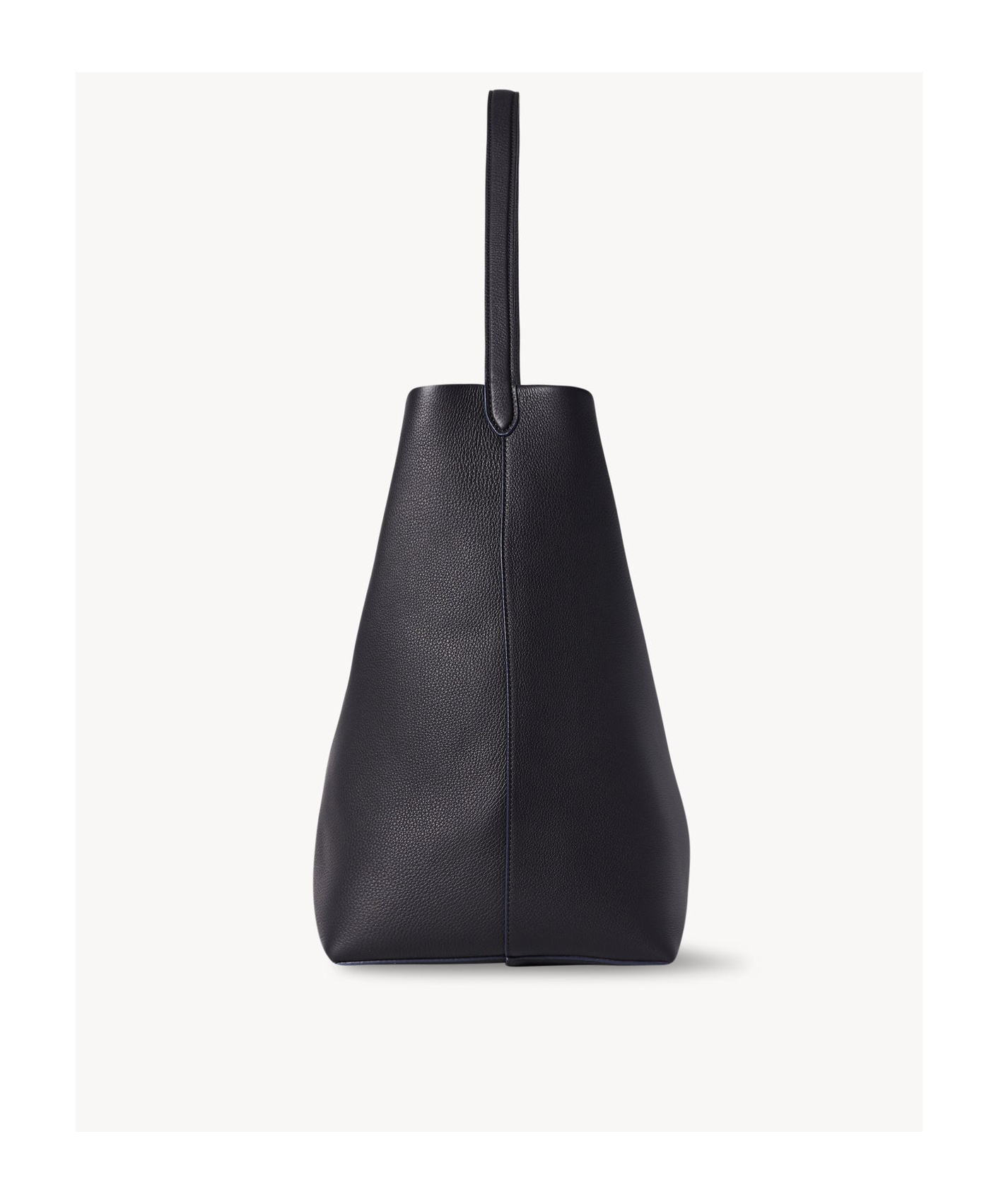 The Row Single-handle Backpack In Midnight Black