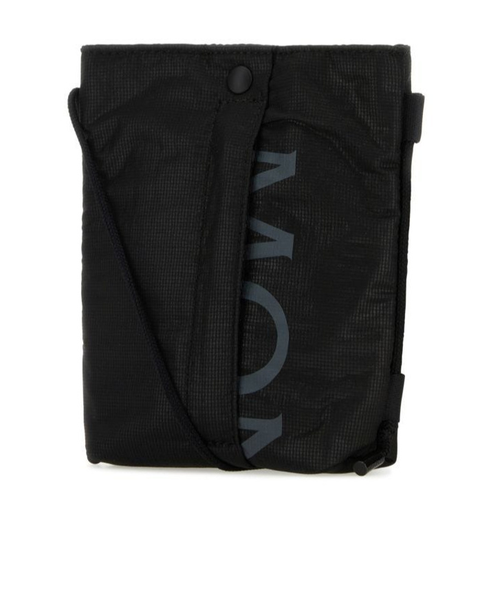 Moncler Logo Cross-body Bag In Black