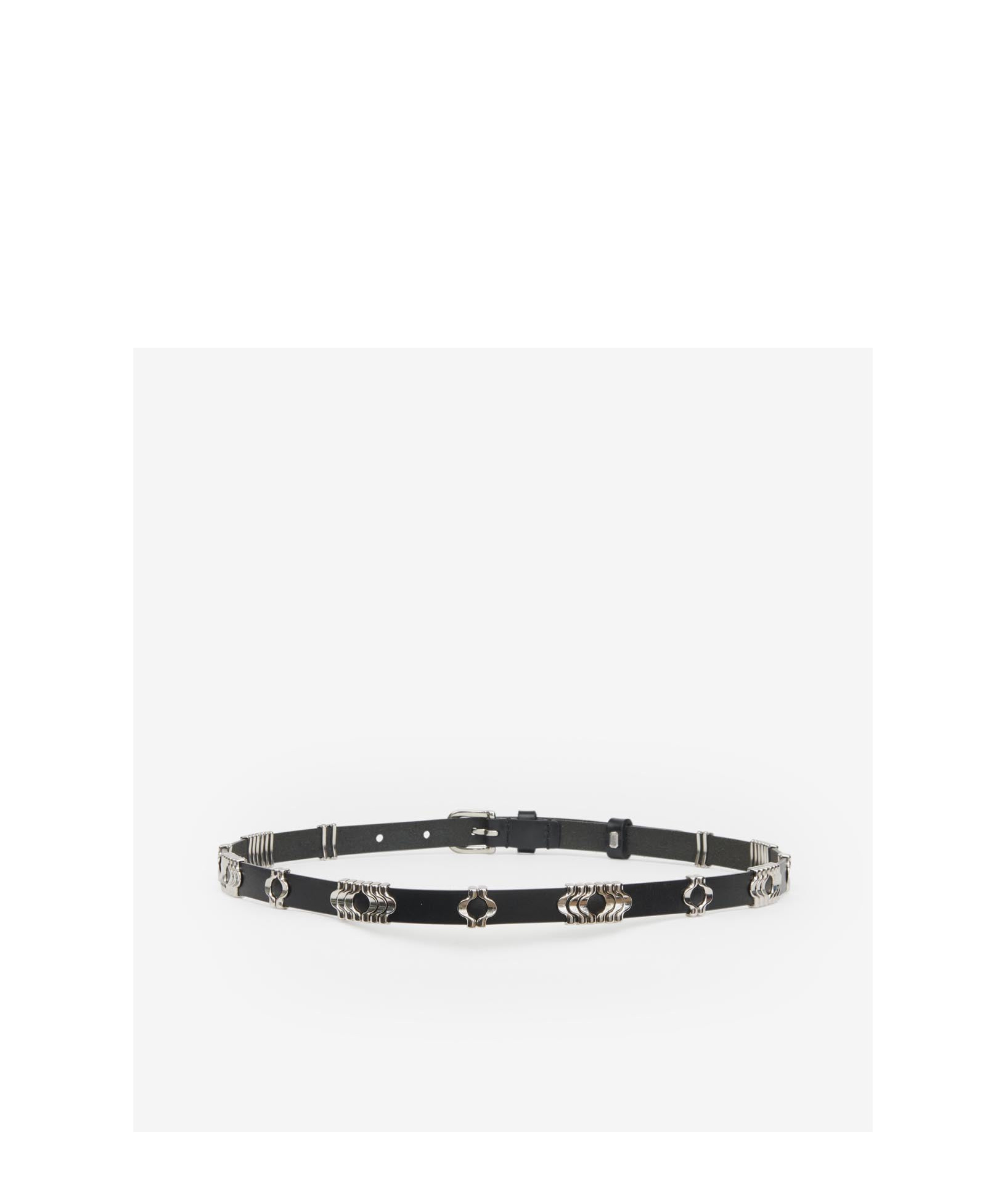 Isabel Marant Odena Leather Belt In Black