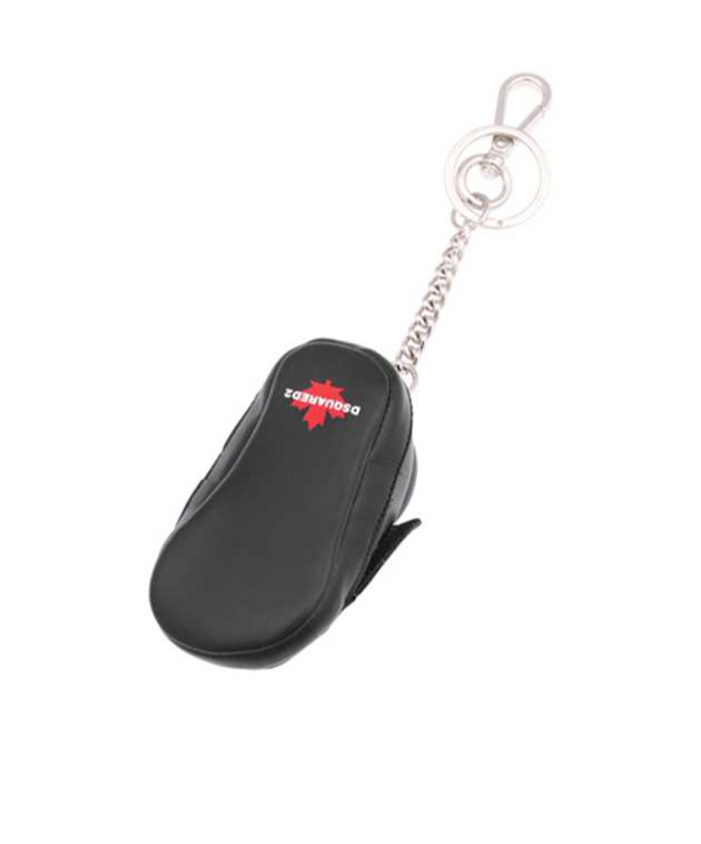 Dsquared2 Logo-print Sneaker-shaped Keychain In Black