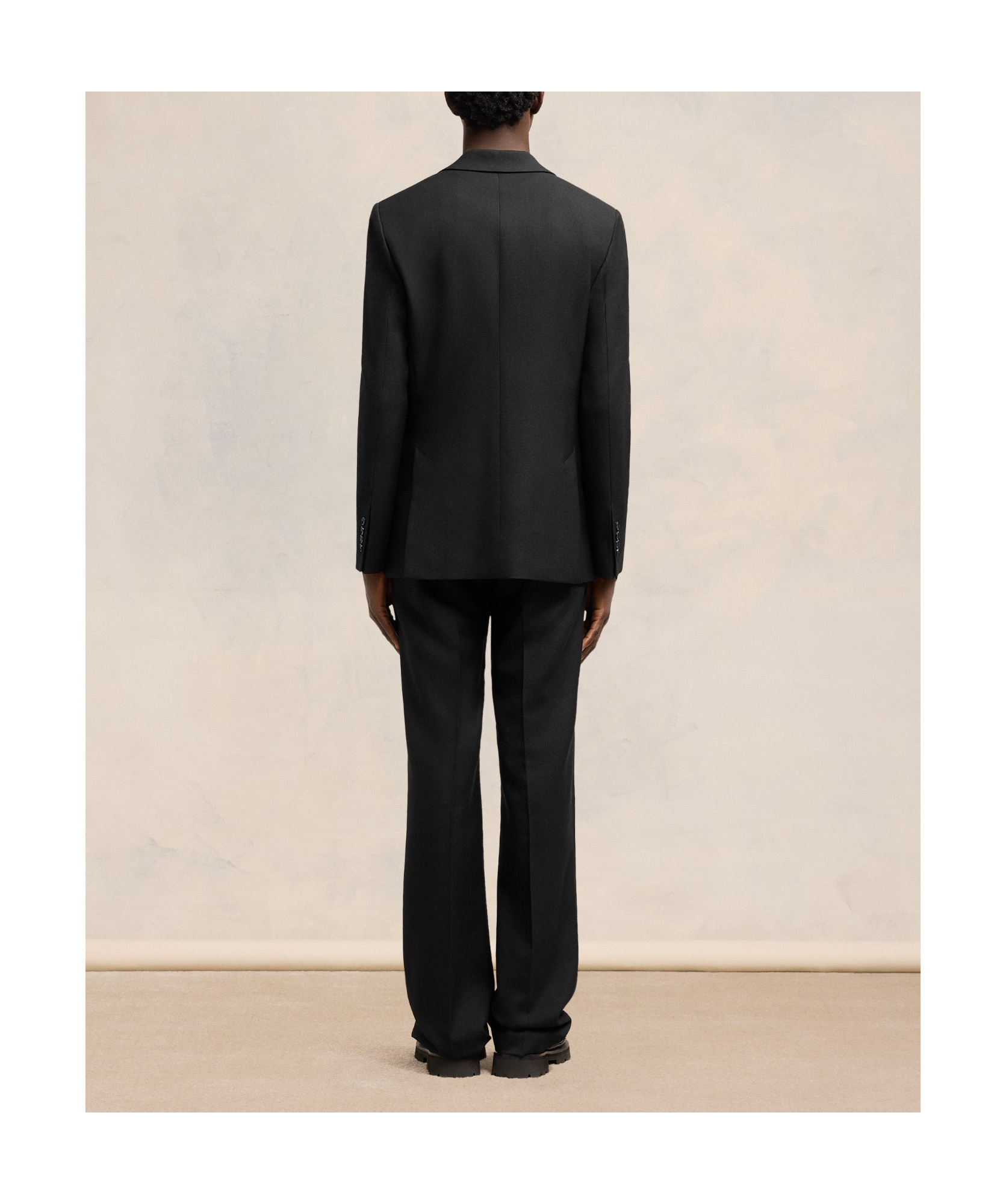 Shop Ami Alexandre Mattiussi Ami Paris Single-breasted Tailored Blazer In Black