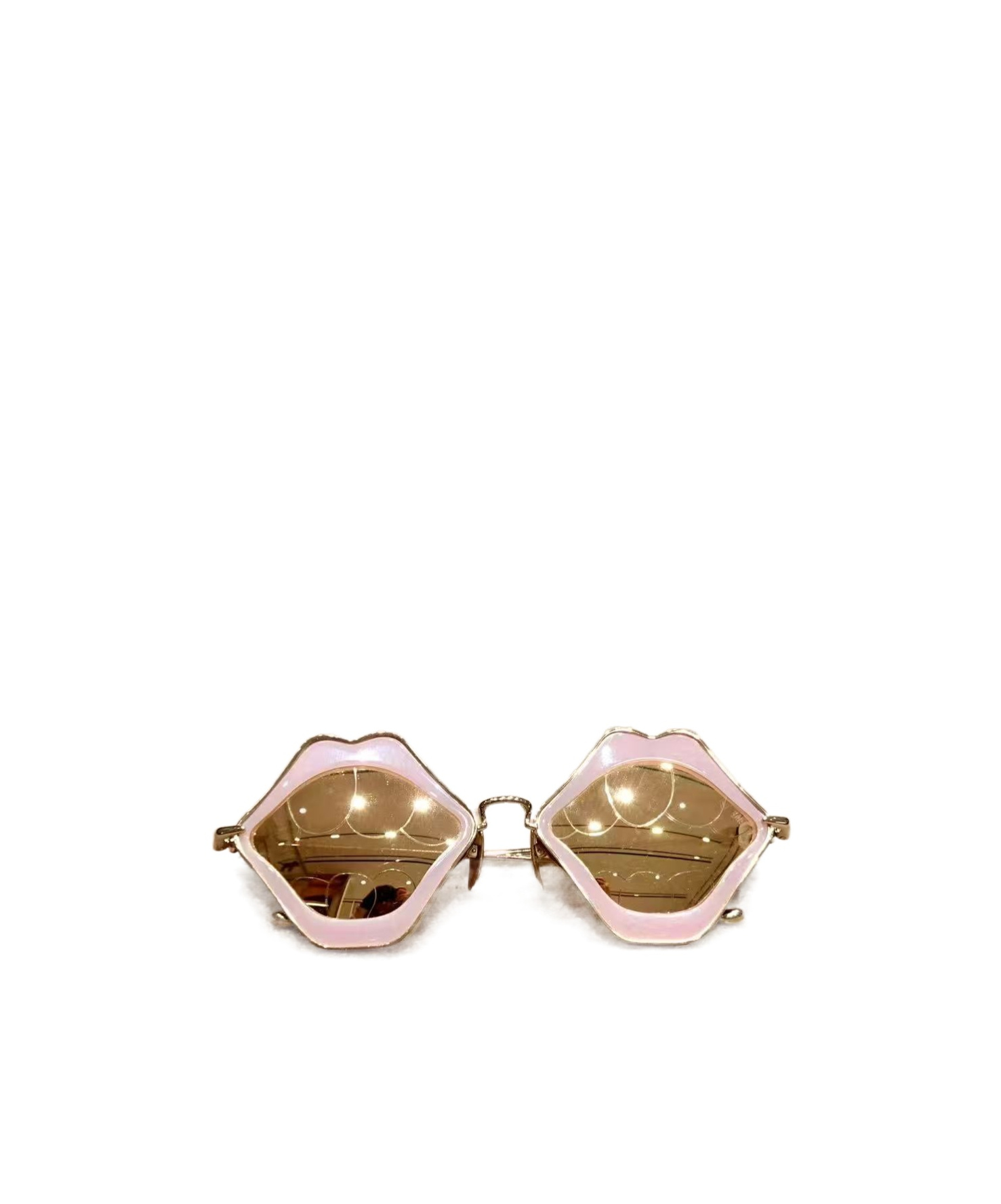 Chrome Hearts Geometric Frame Sunglasses In Pink