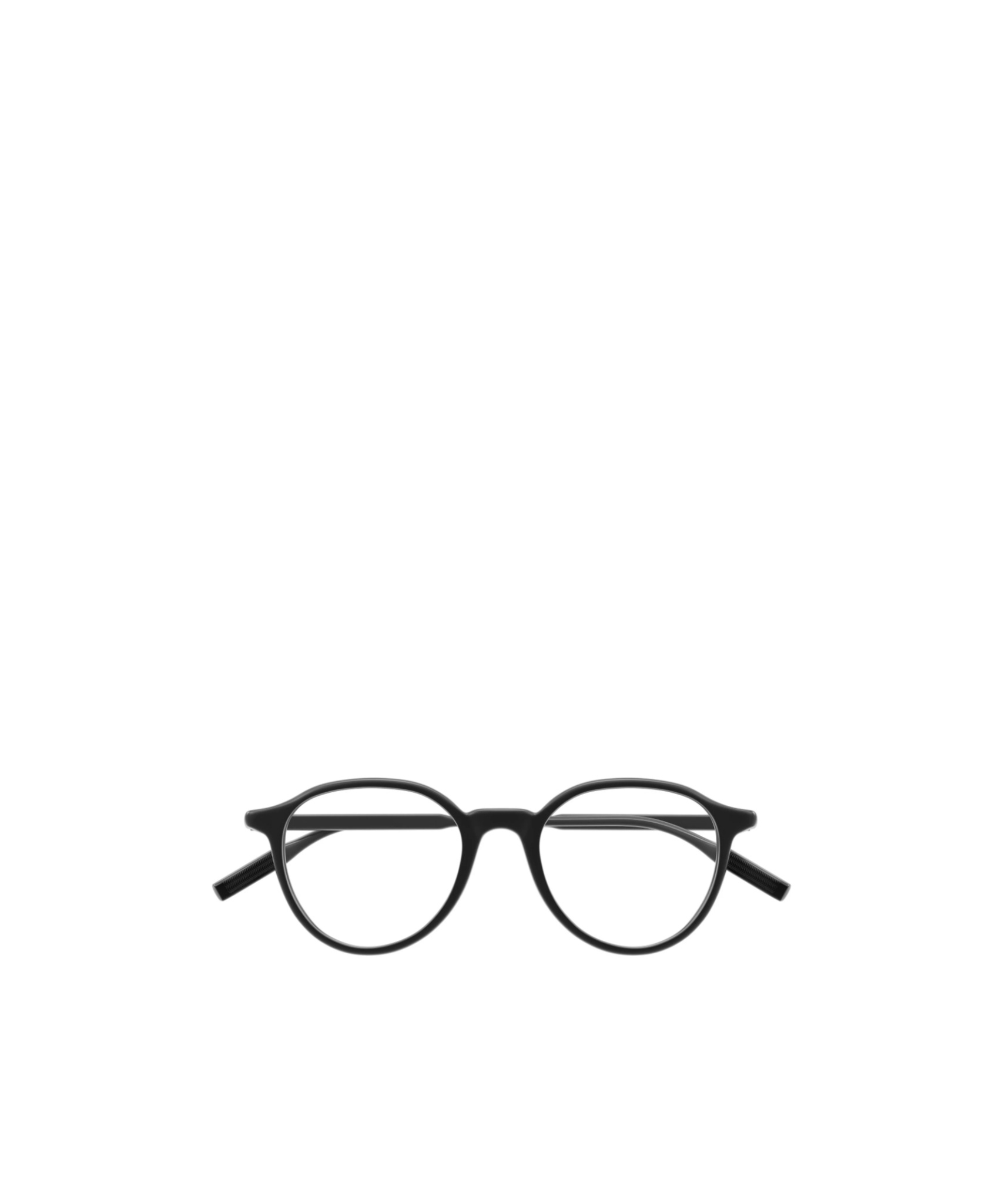 Montblanc Round-frame Glasses In Black