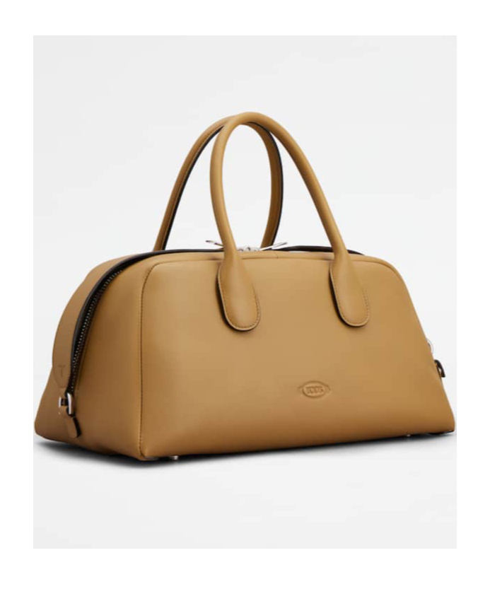 Shop Tod's Leather Tote Bag In Brown