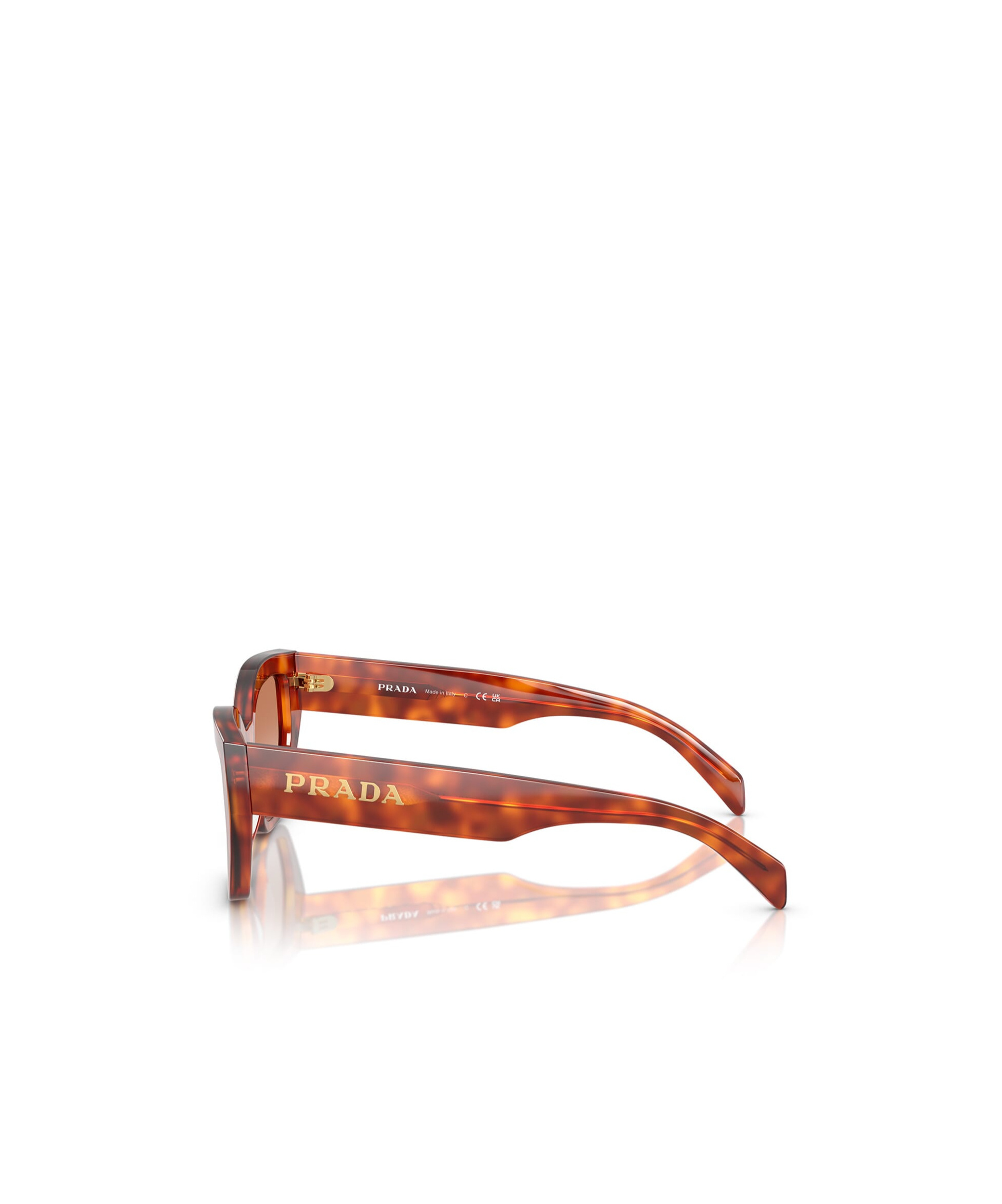 Shop Prada Full Frame Sunglasses In Pink