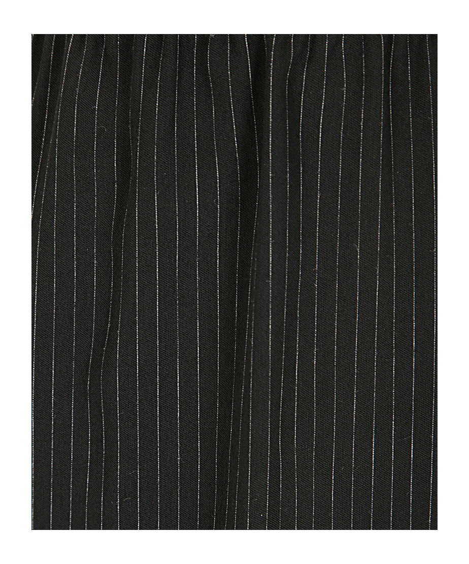 Maria Calderara Elastic Waist Casual Pants In Black