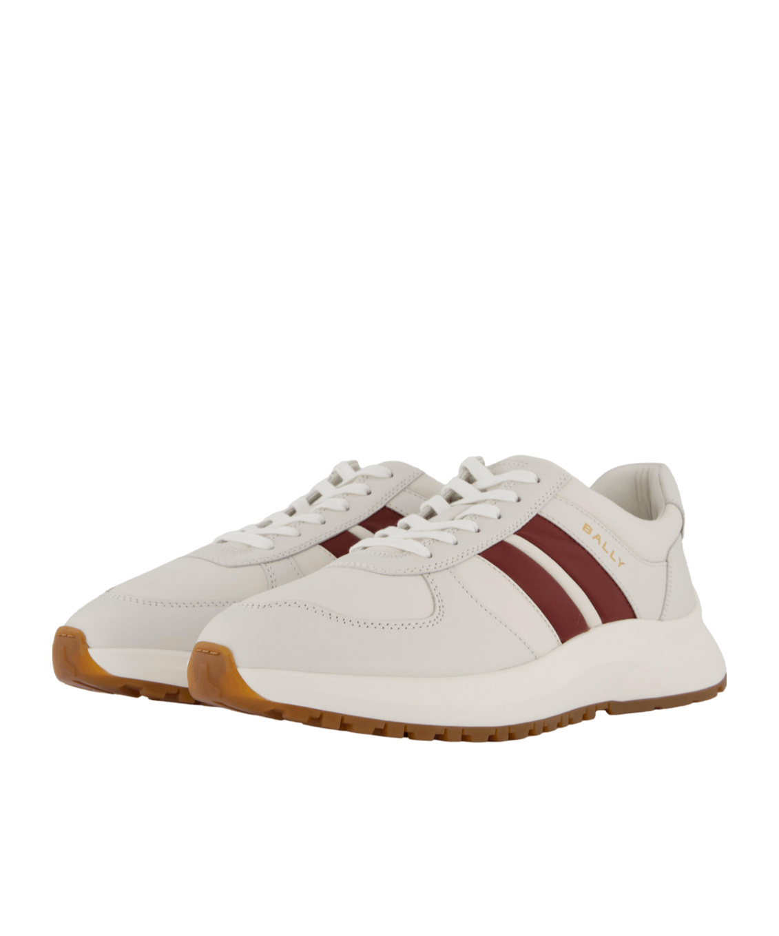 Bally White Leather Darsyl Sneakers In White