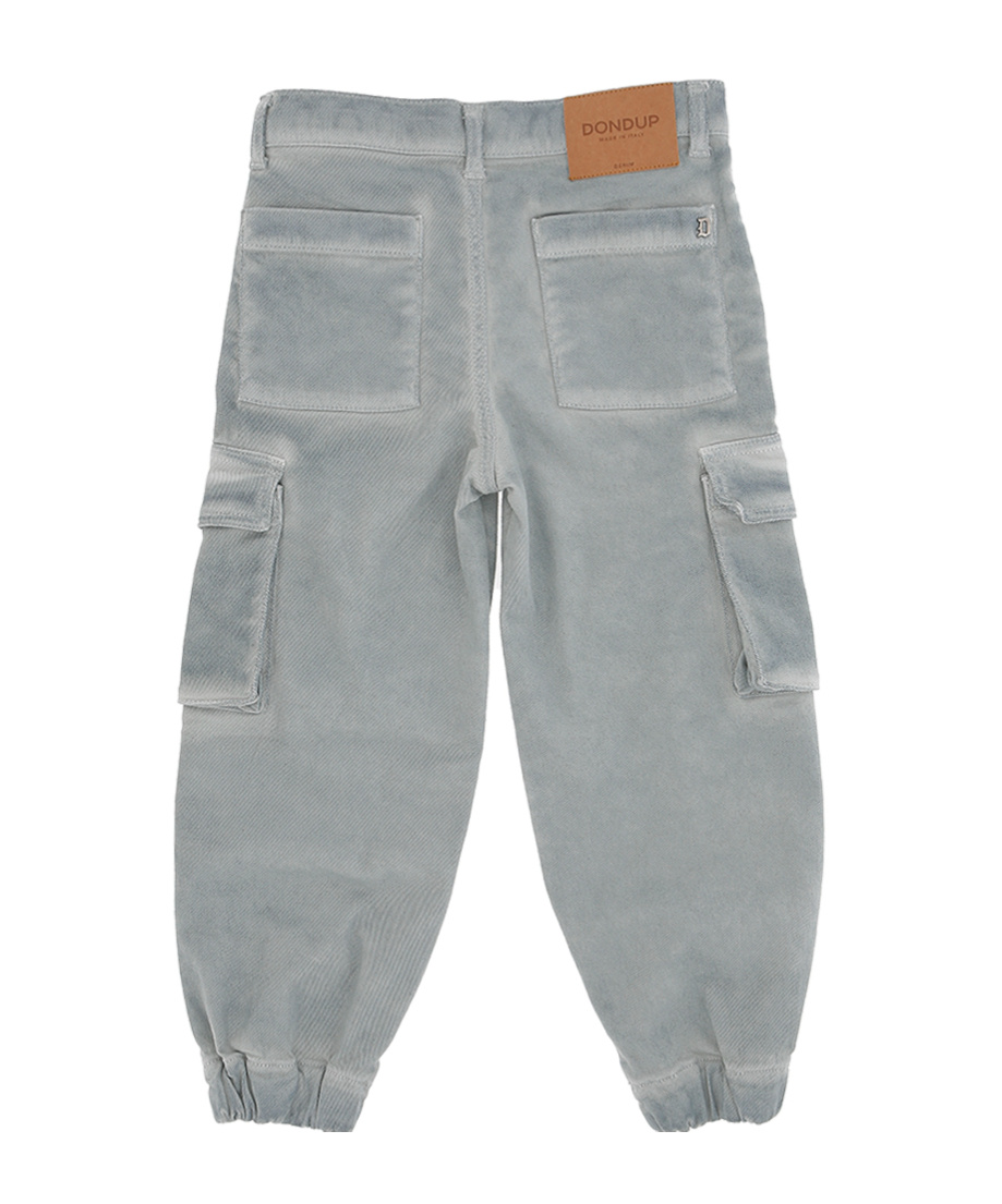 Dondup Belt-loop Casual Pants In Gray