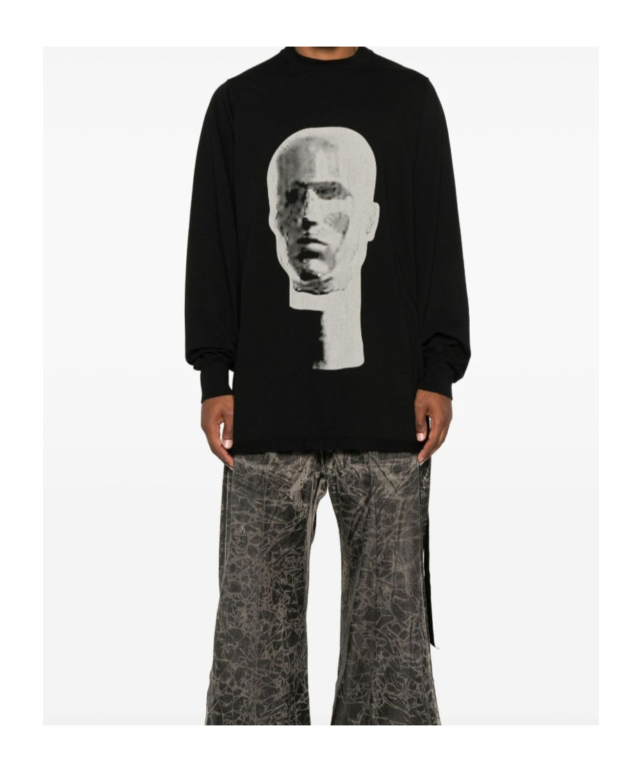 Rick Owens Drkshdw Jumbo Ss T T-shirt In Cotton In Black