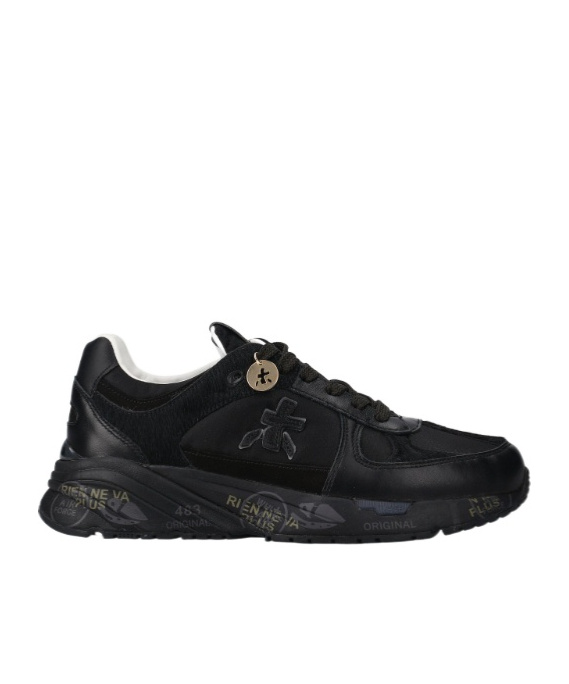 Premiata Lace-up Sneakers In Black