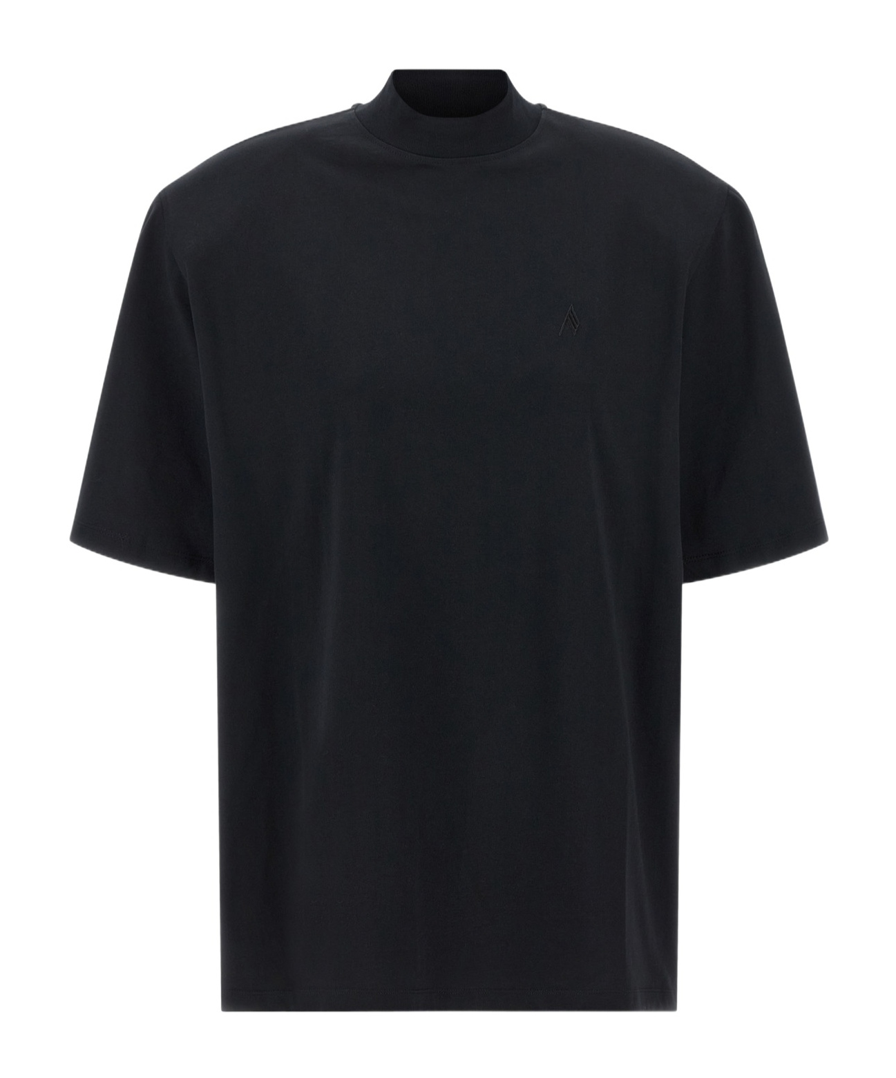 Attico T-shirt Black In Black