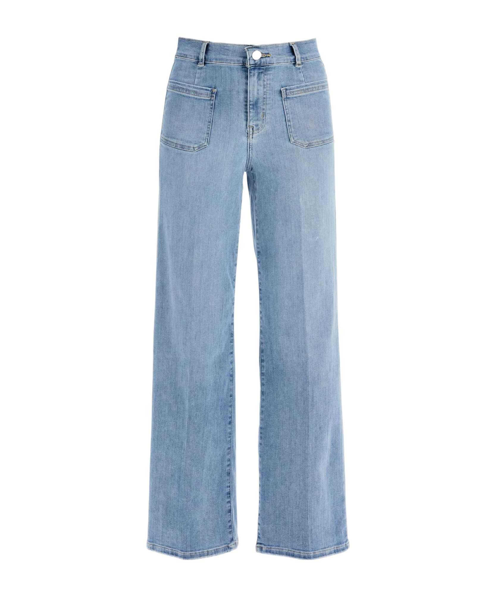 Frame Le Pixie Slim Palazzo Jean In Blue