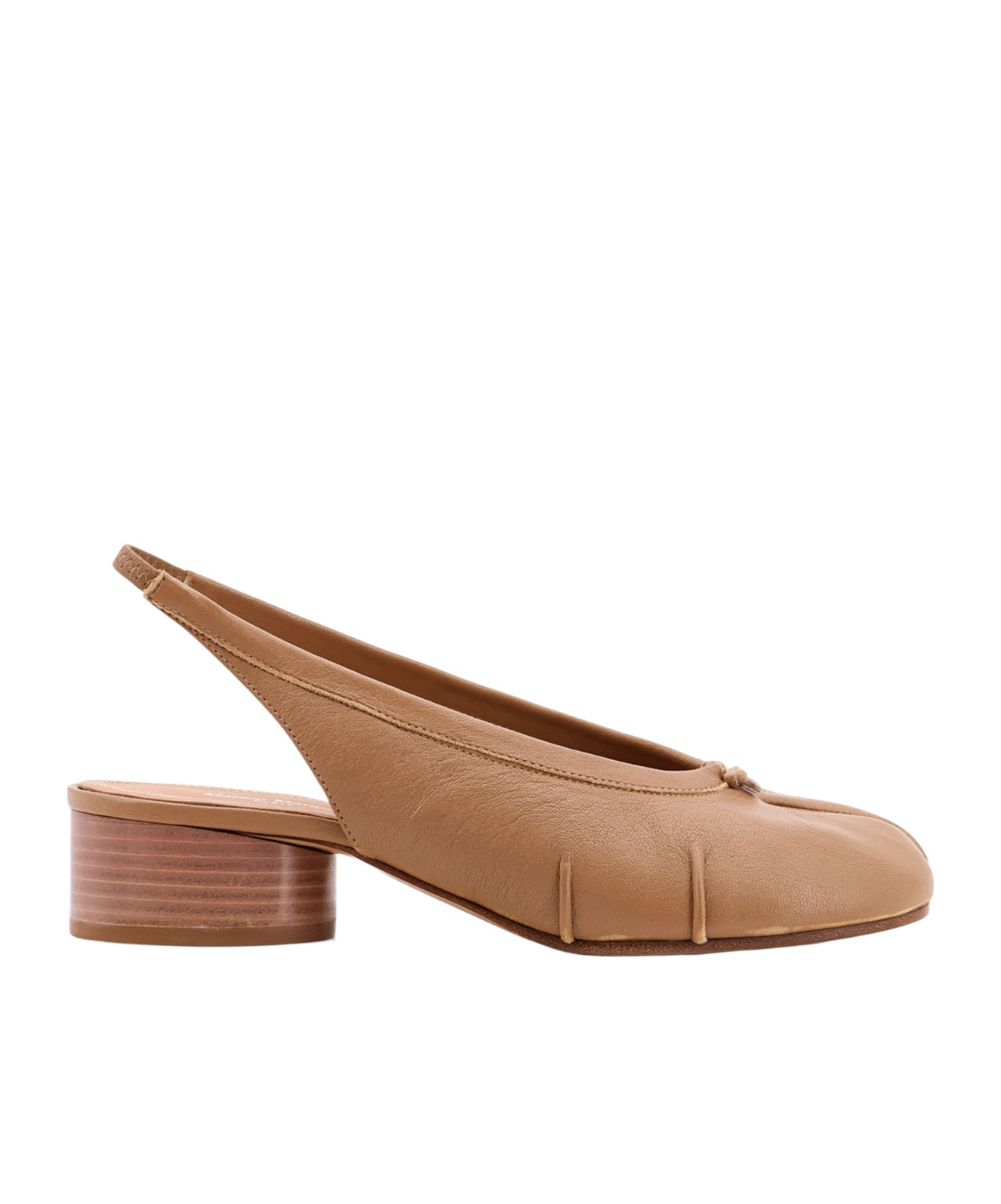 Maison Margiela Tabi Pumps In Brown