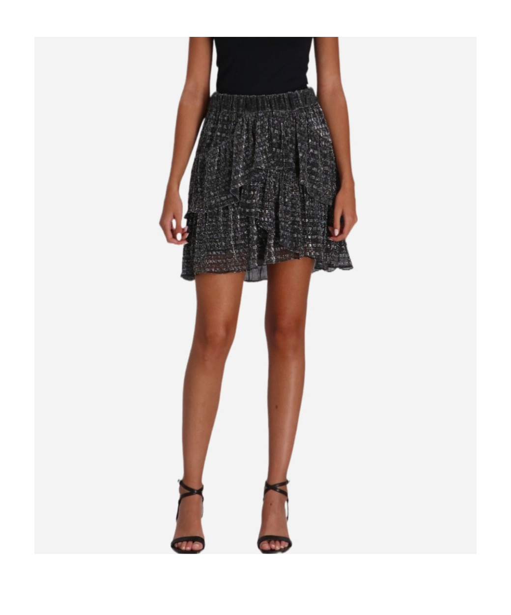 Shop Iro Elastic Waist Skirt In Black