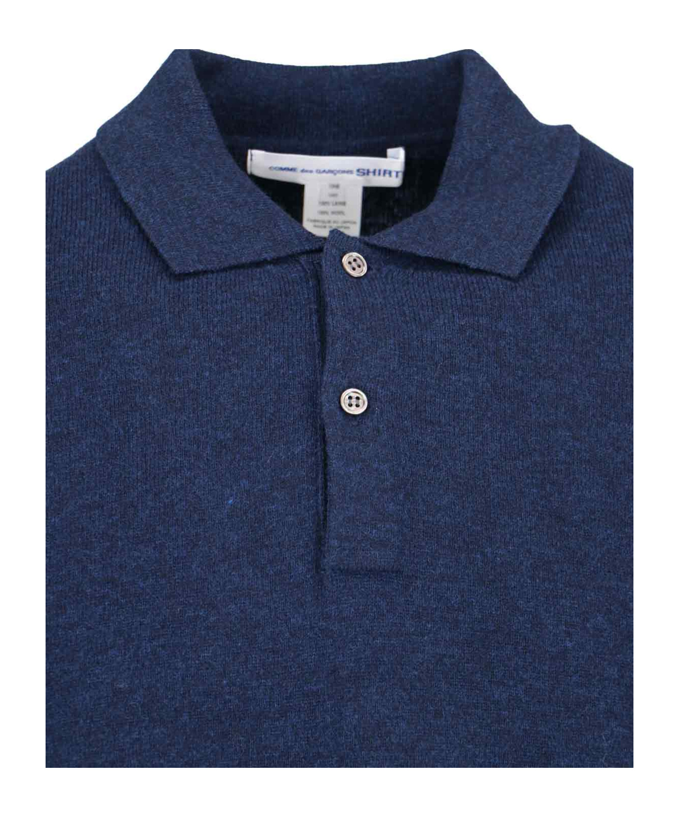 Comme Des Garçons Comme Des Garcons Sweaters In Blue