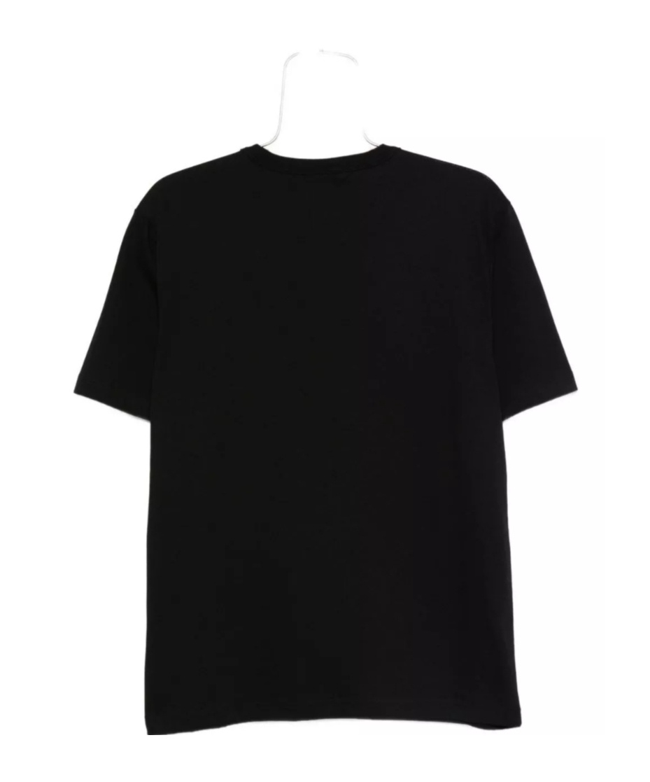 Paul Smith Crew Neck Graphic Print Short Sleeves T-shirt In Black