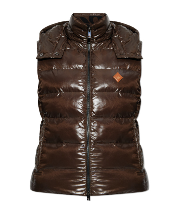 Mcm Sleeveless Vest In Burgundy