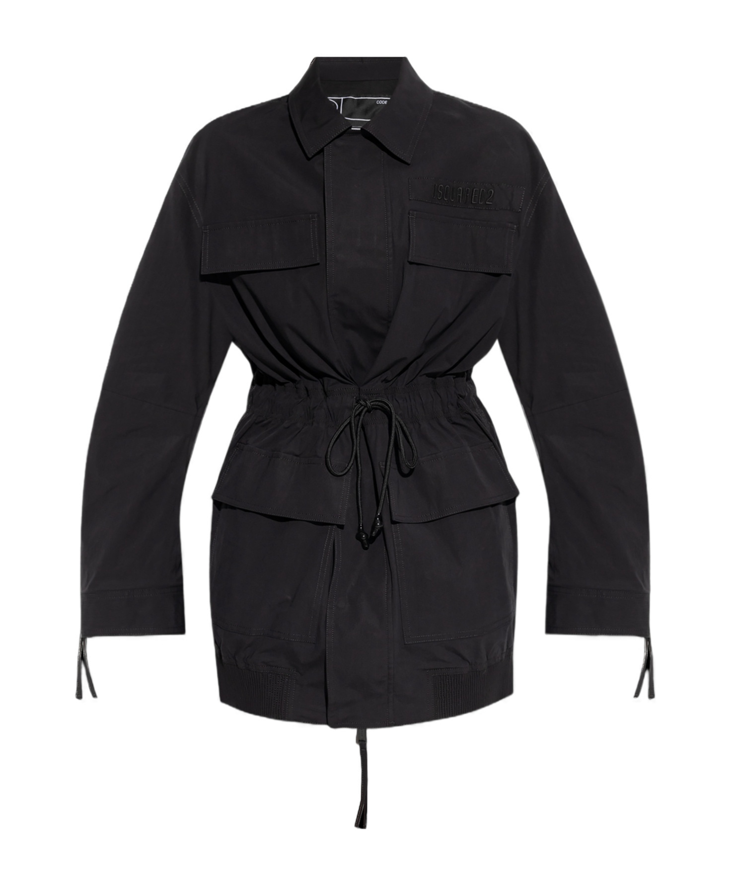 Dsquared2 Long-sleeved Casual Jacket In Black