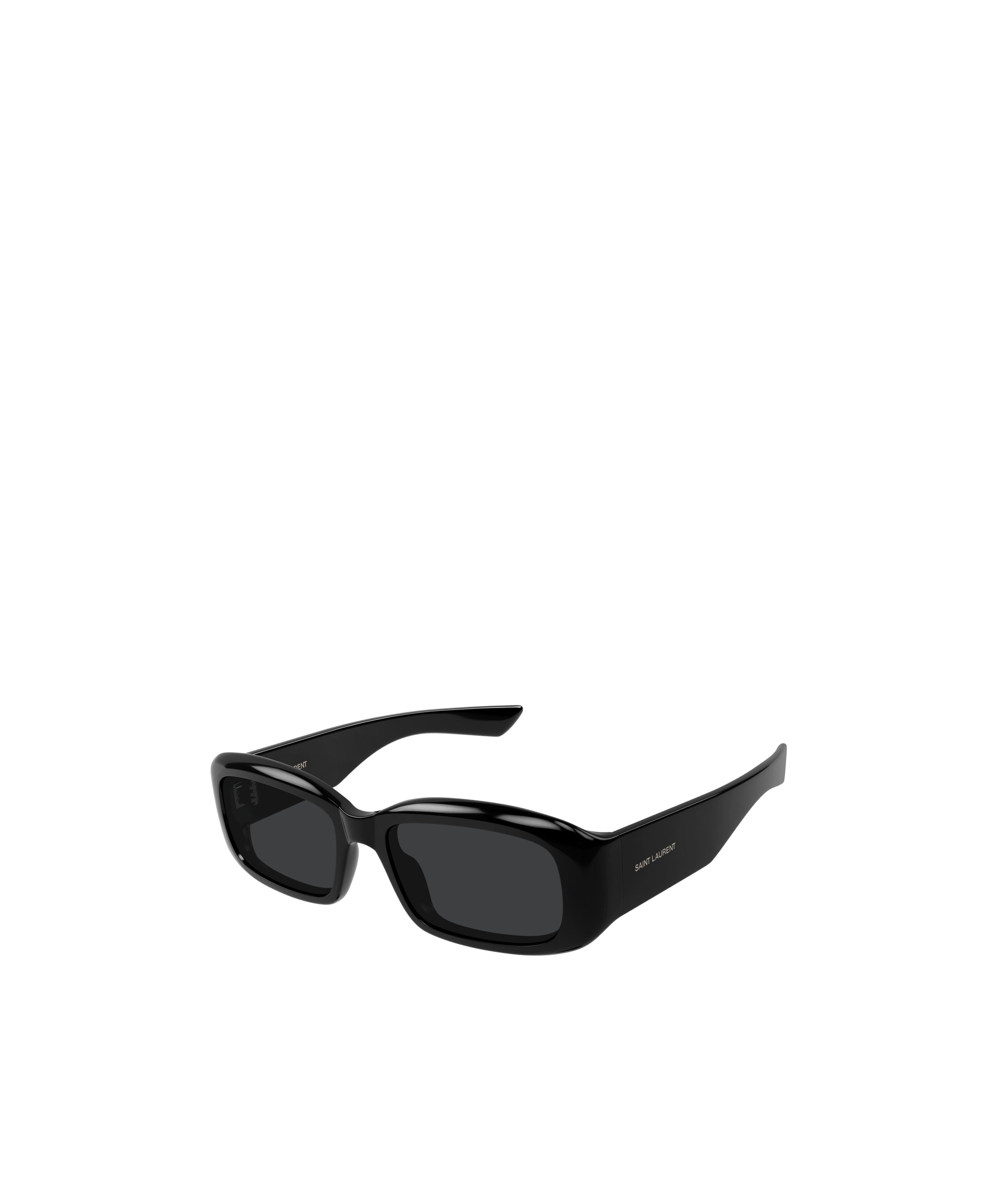 Saint Laurent Rectangular Sunglasses In Black