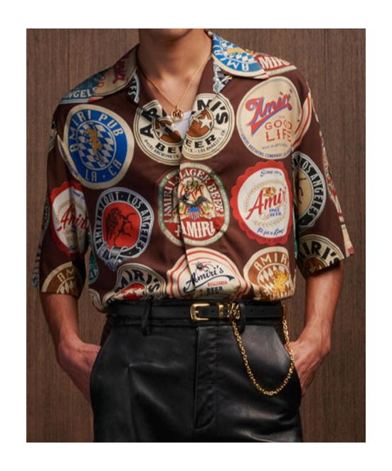 Shop Amiri Short-sleeved Shirt In Multicolor