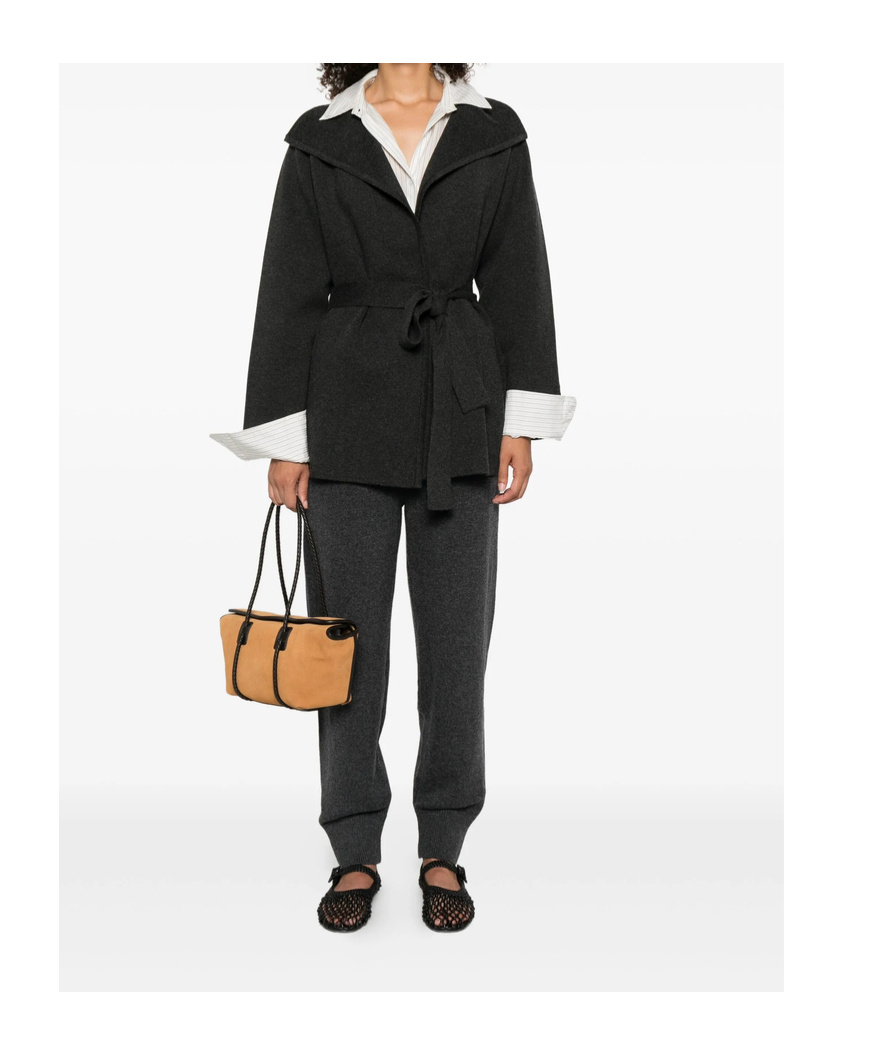 Max Mara Three Quarter Sleeve Jacket In Black