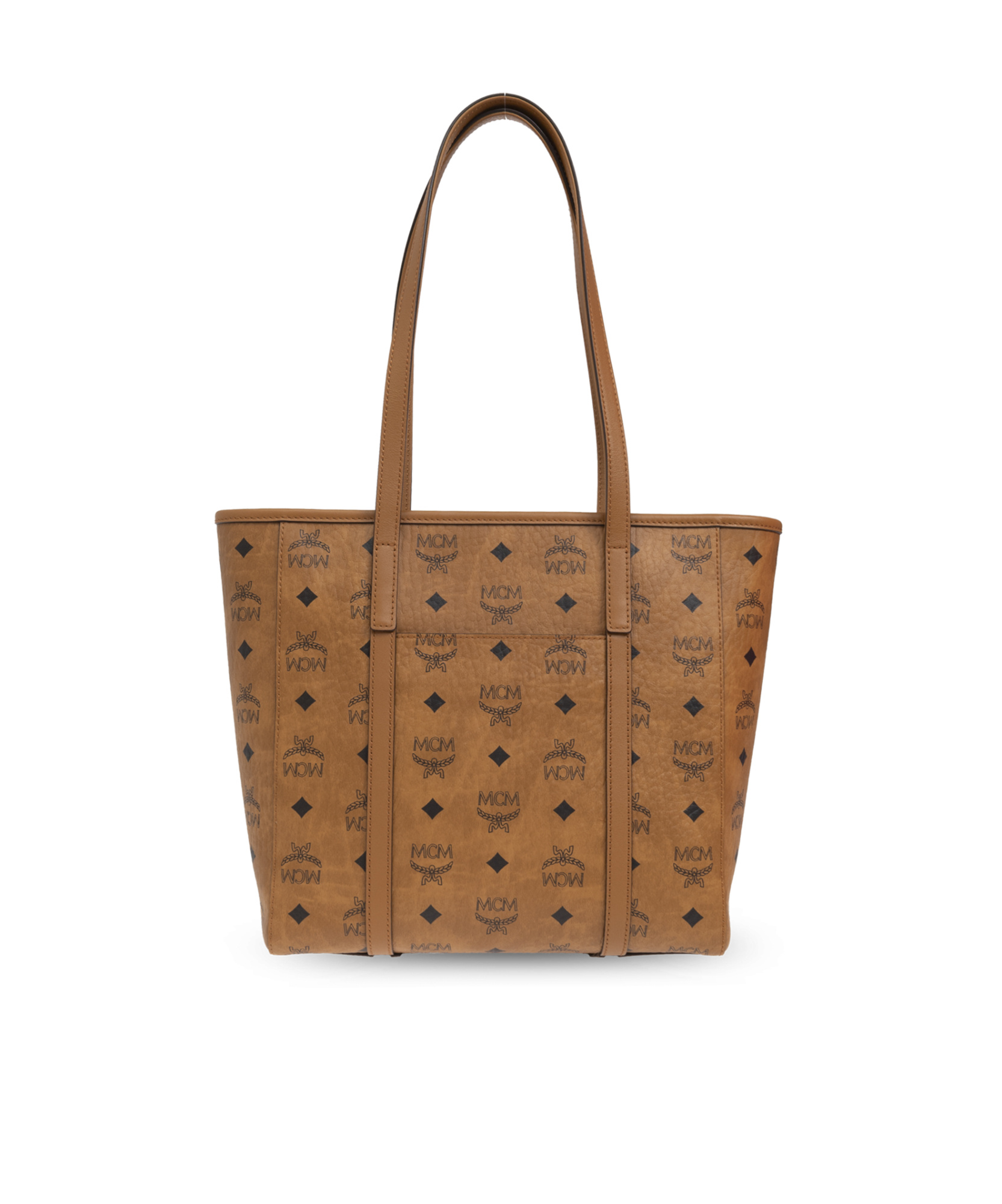 Mcm Pattern Handbag In Brown