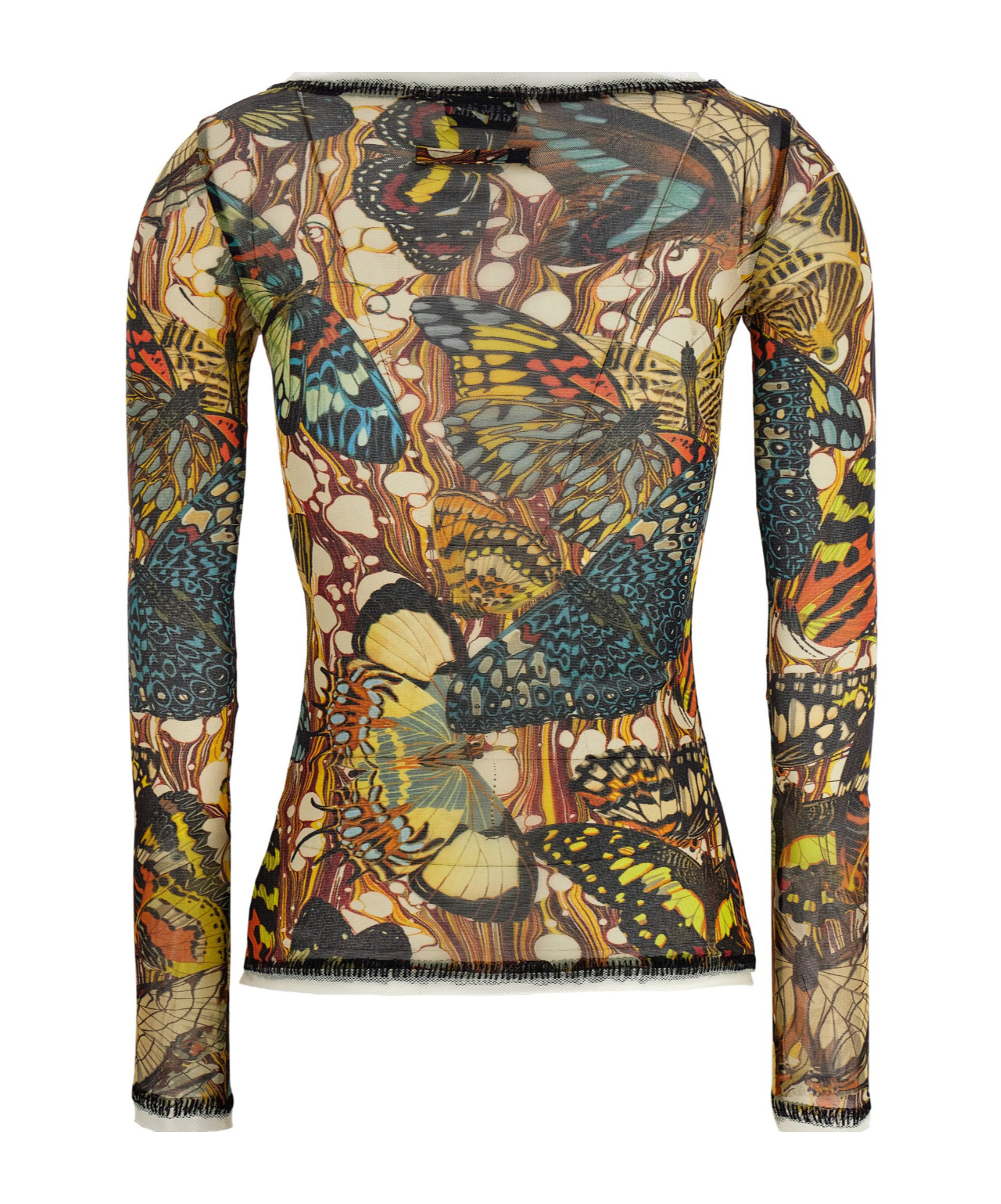 Jean Paul Gaultier The Yellow Butterfly' Cardigan In Multi