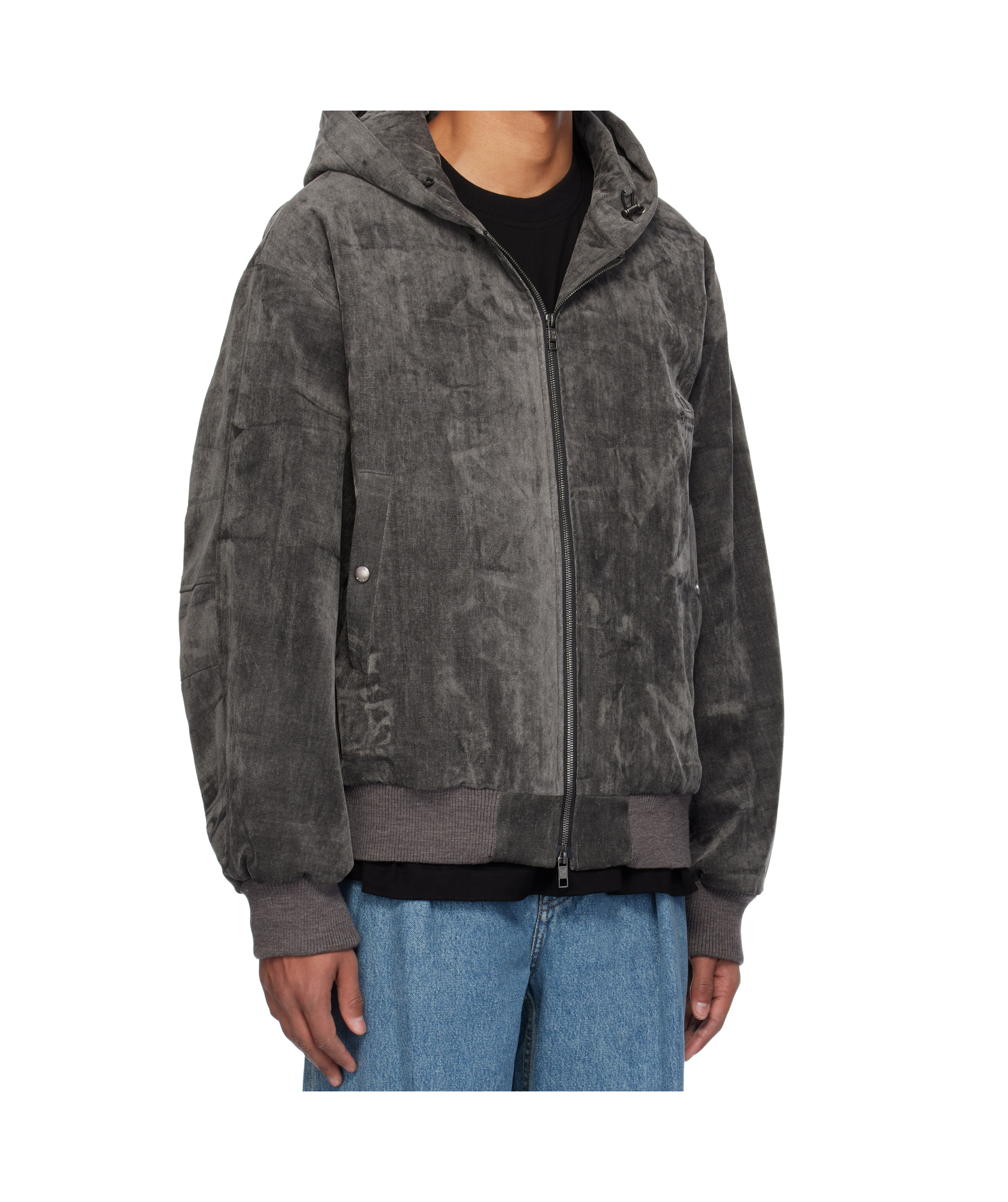 Wooyoungmi Hooded Jacket In Black