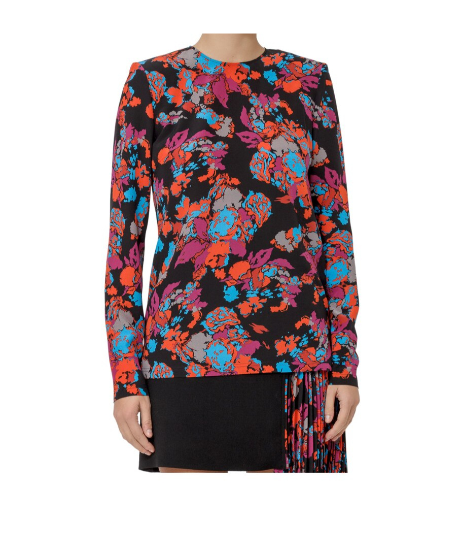 Givenchy Fire Printed T-shirt In Black