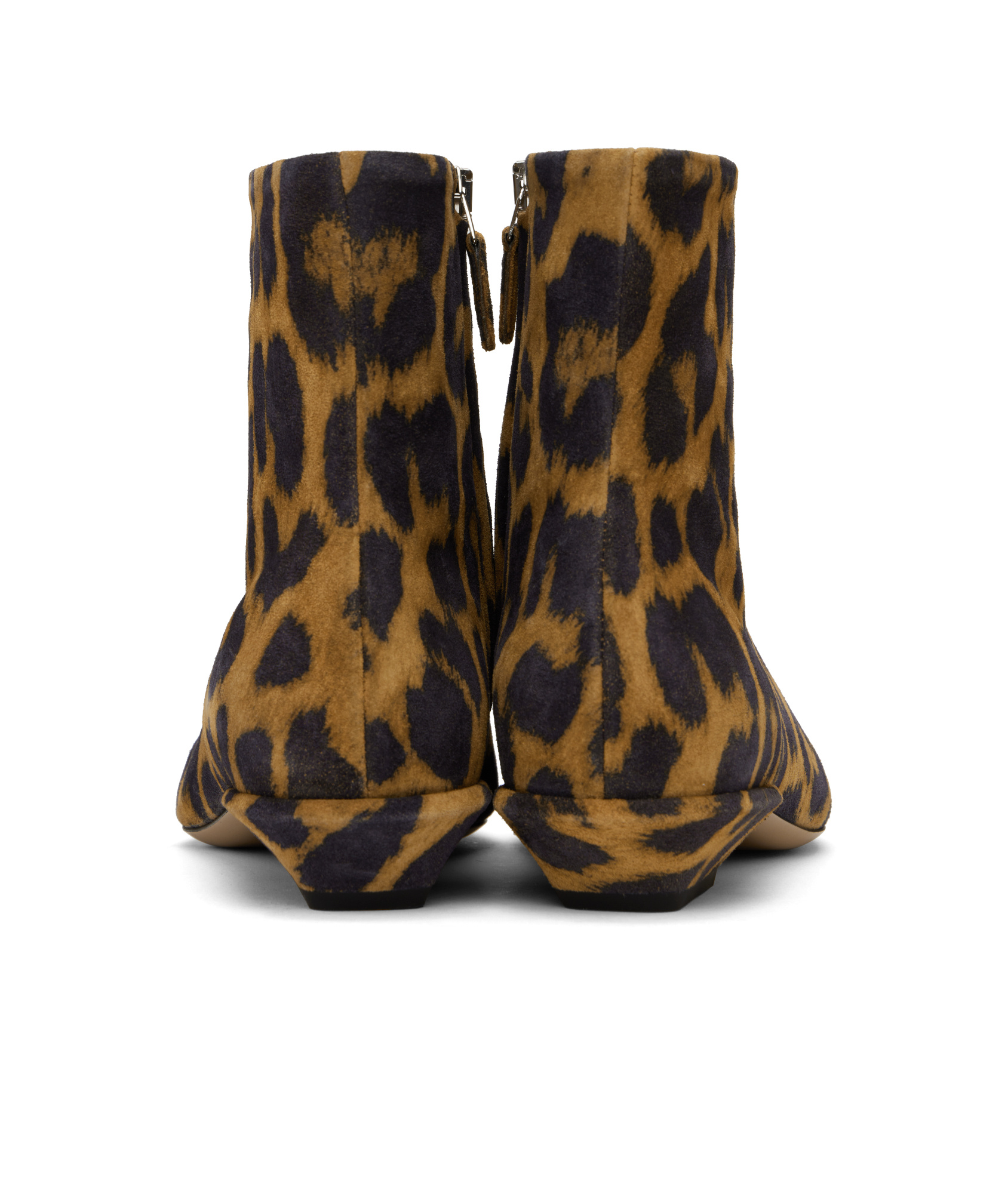 Shop Paris Texas Beige Black Bettina 25 Ankle Boots