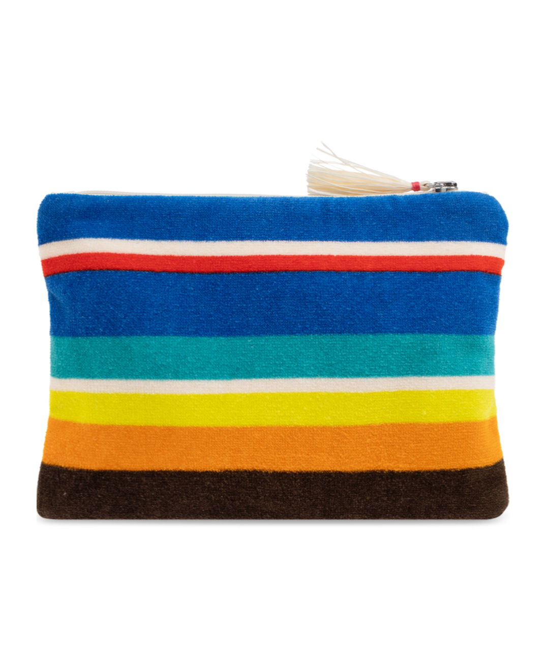 Dsquared2 Multicolor Striped Clutch In Multicolor