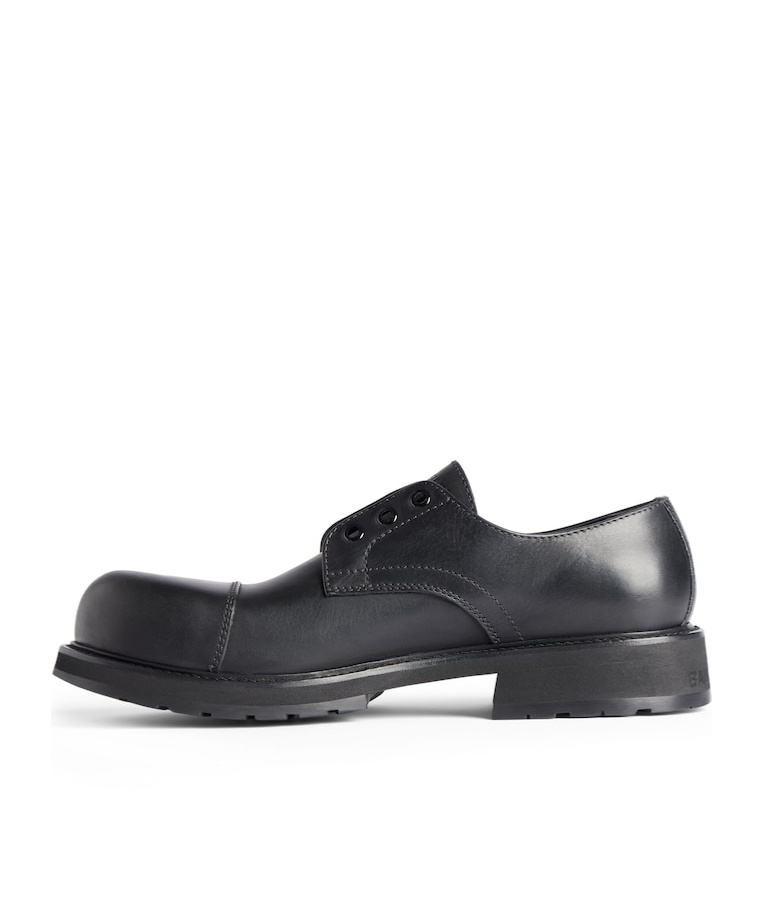Balenciaga Truck Derby Shoes In Black