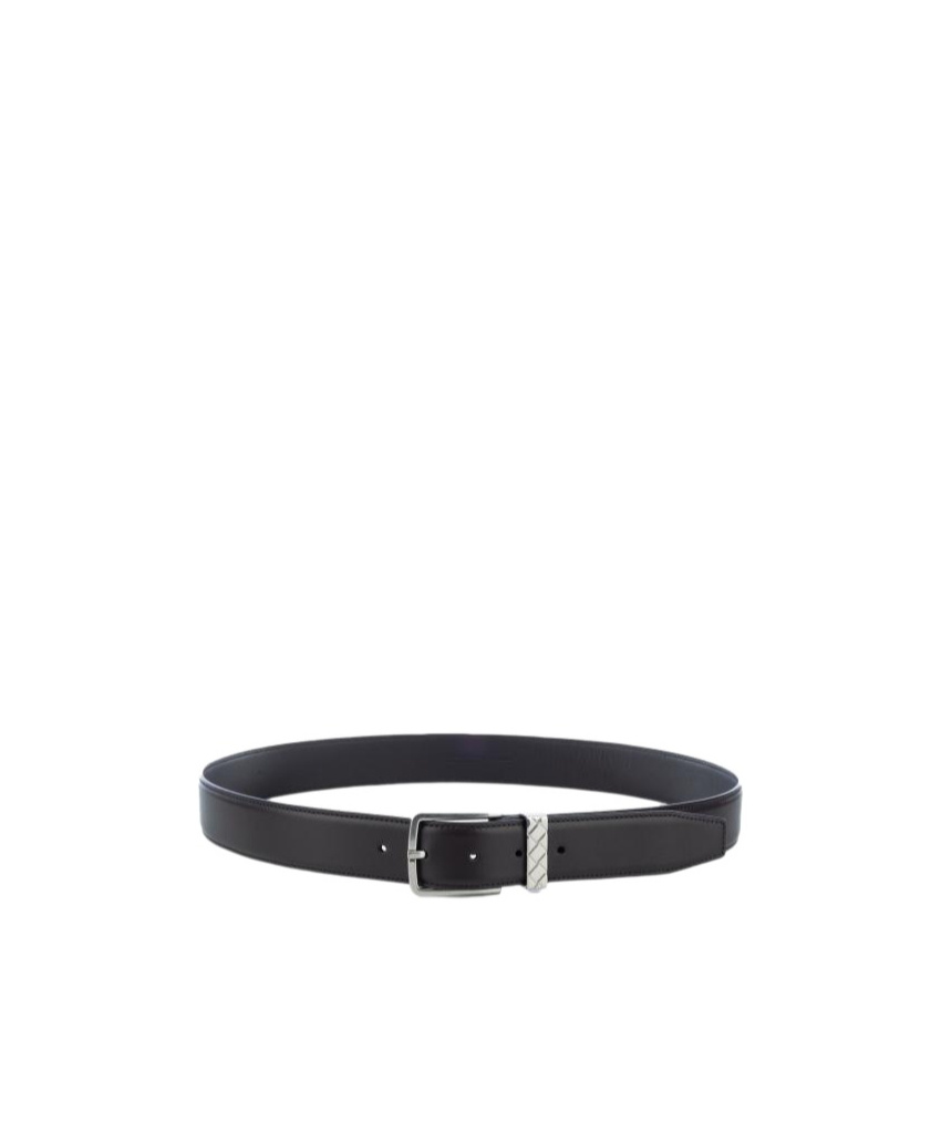 Shop Bottega Veneta Adjustable Waist Belt In Black