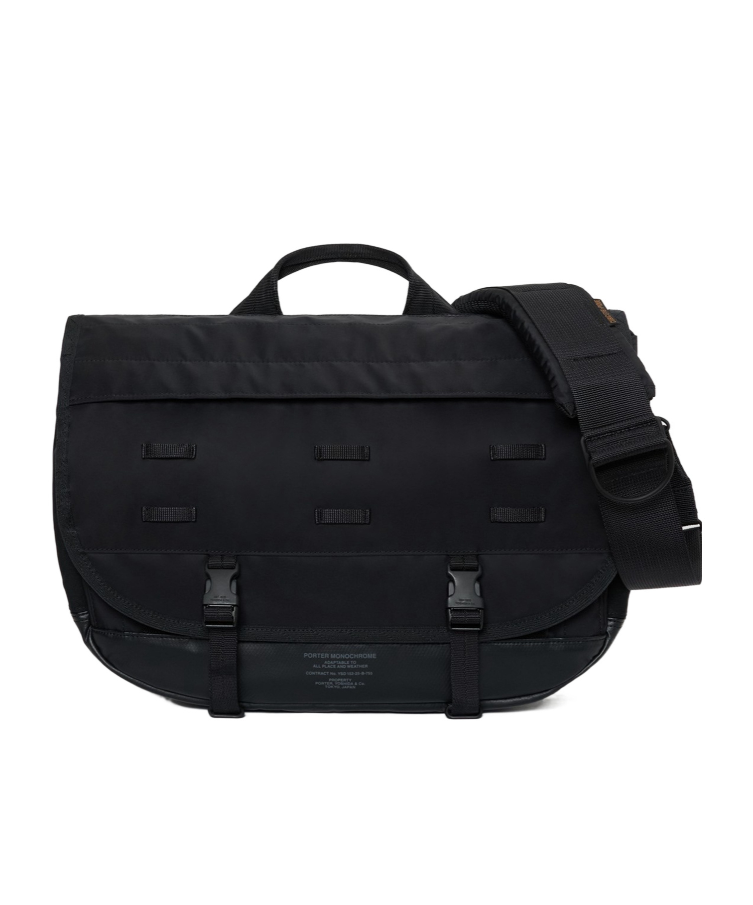 Porter-yoshida & Co Flap Messenger Bag In Black