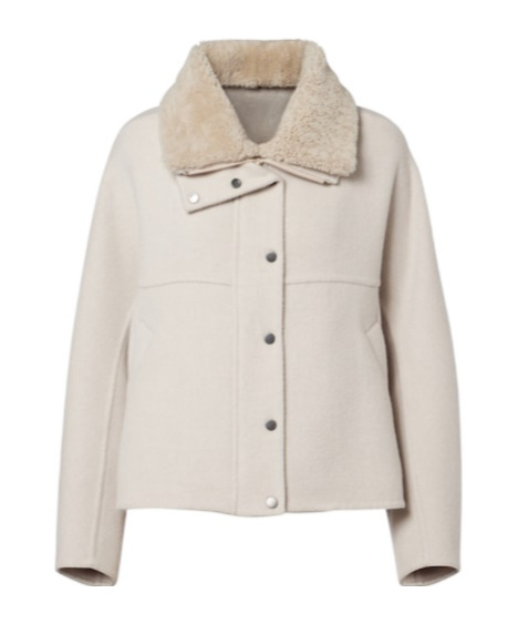 Brunello Cucinelli Wool And Cashmere Jacket In White