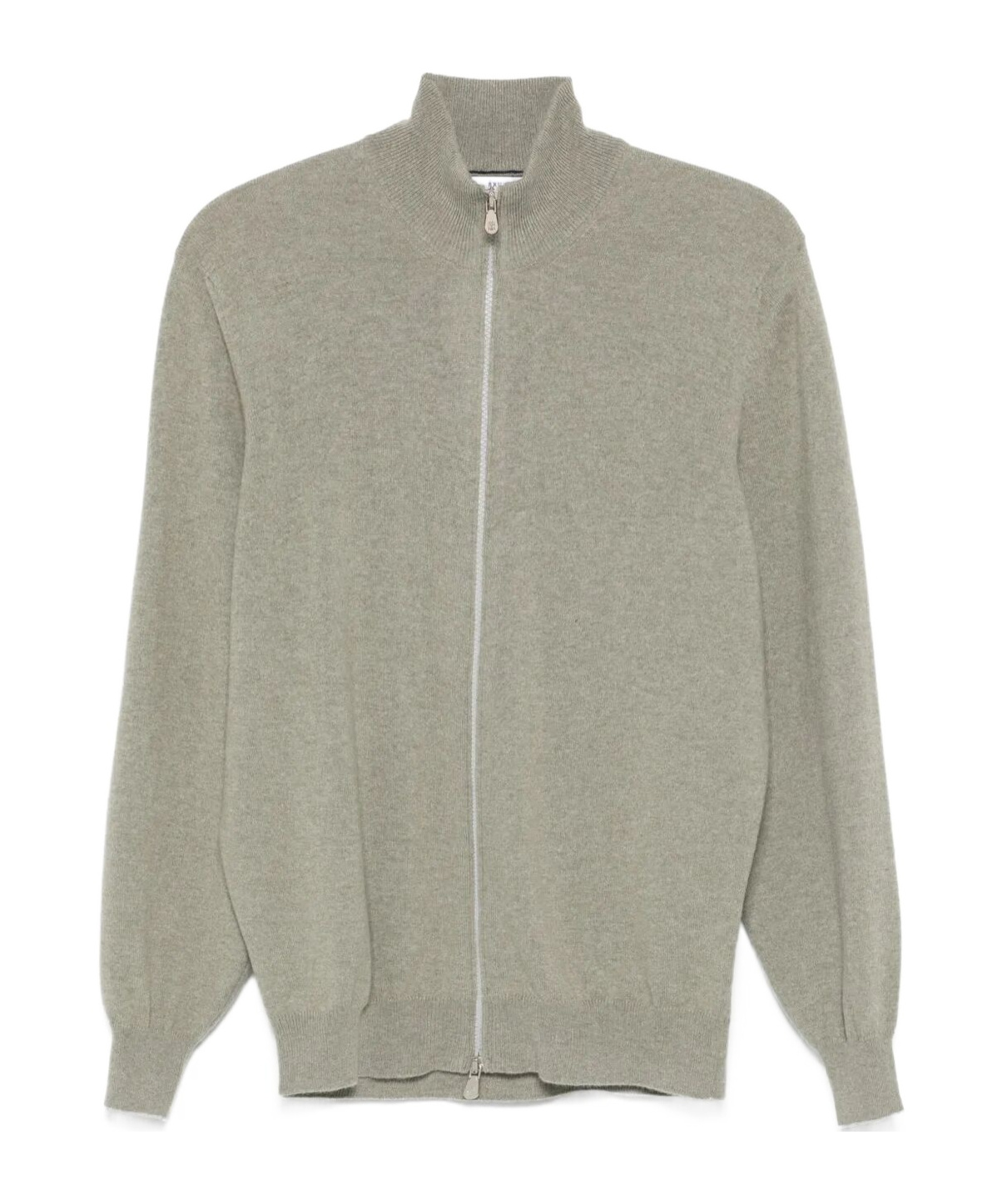 Brunello Cucinelli Cashmere Cardigan In Gray
