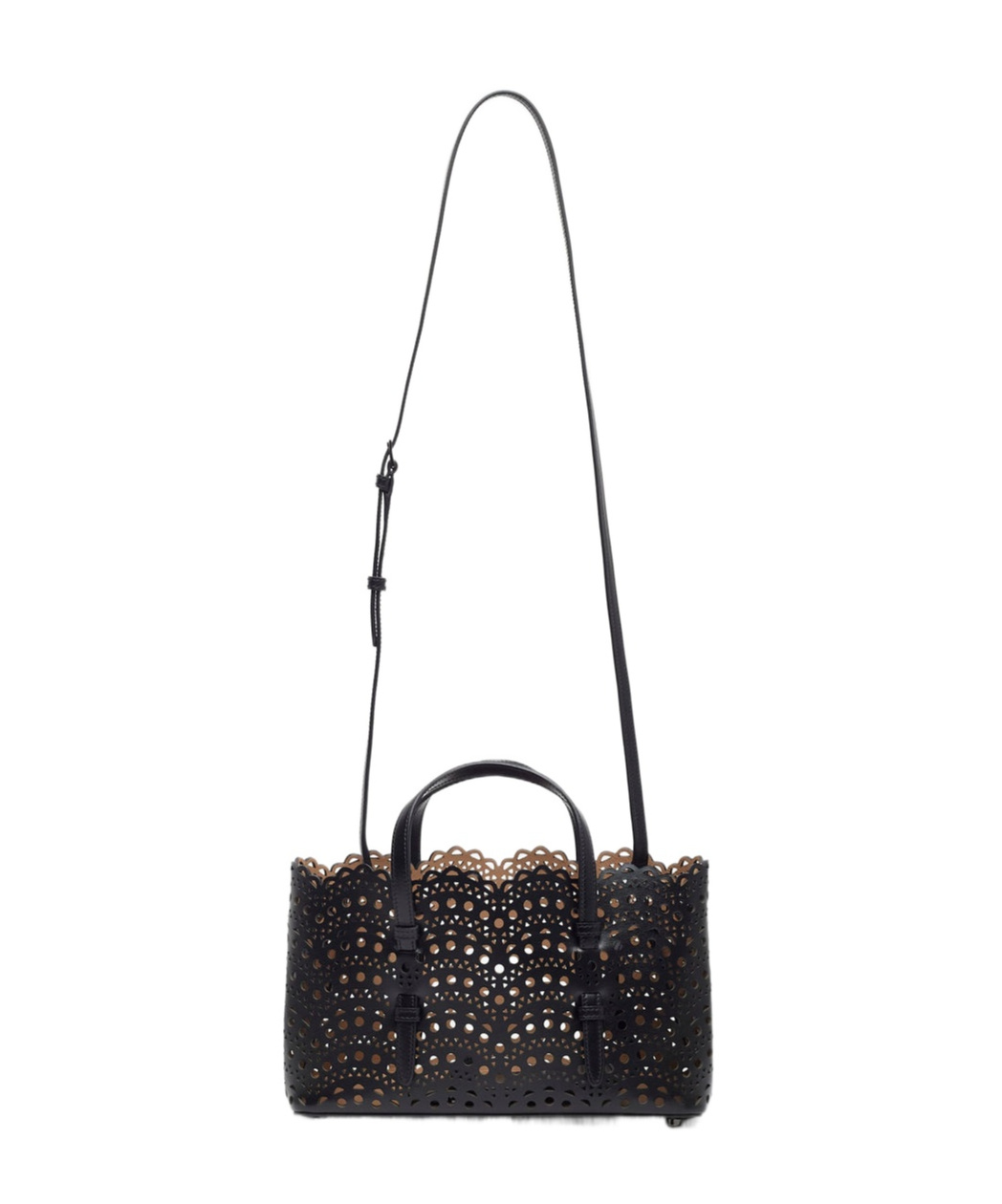 Alaïa Vienne Perforated Open Top Handbag