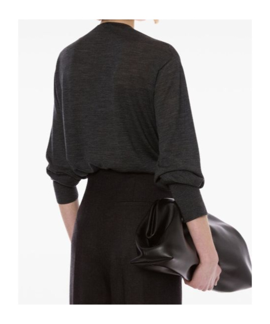 Alberta Ferretti Floral Embroidery Blouse In Black