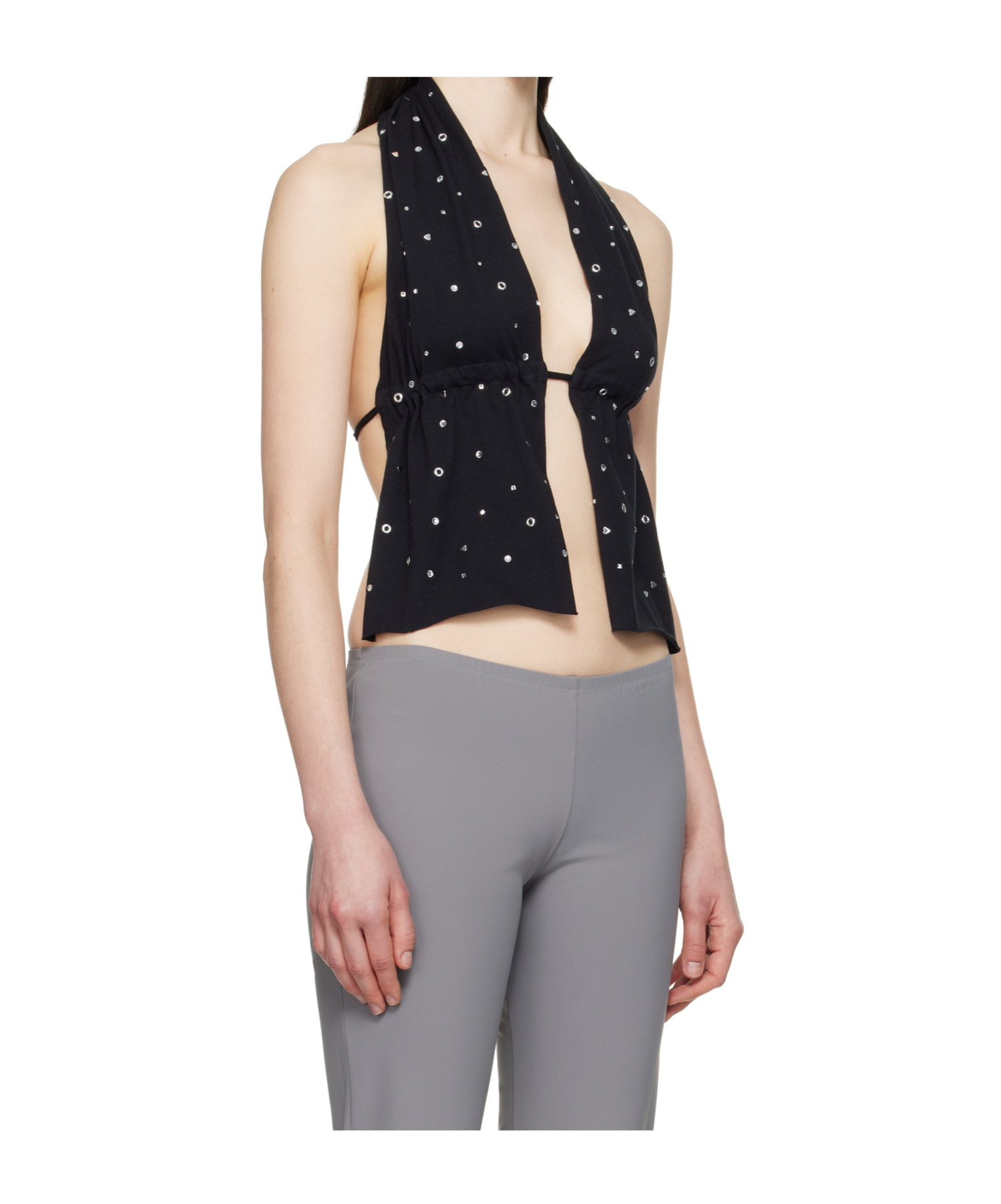 Gimaguas Ssense Exclusive Black Mia Top In Black
