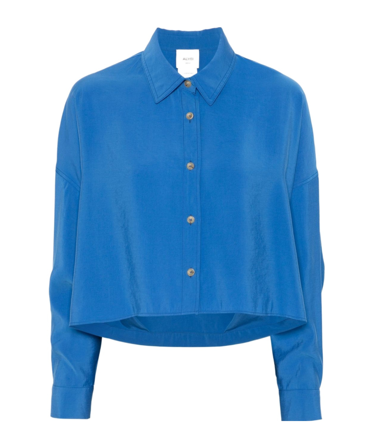 ALYSI LAPEL LONG SLEEVE SHIRT