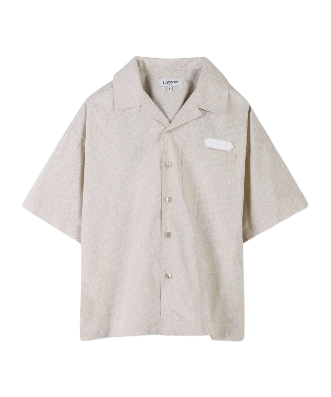Lanvin Short-sleeved Shirt In White