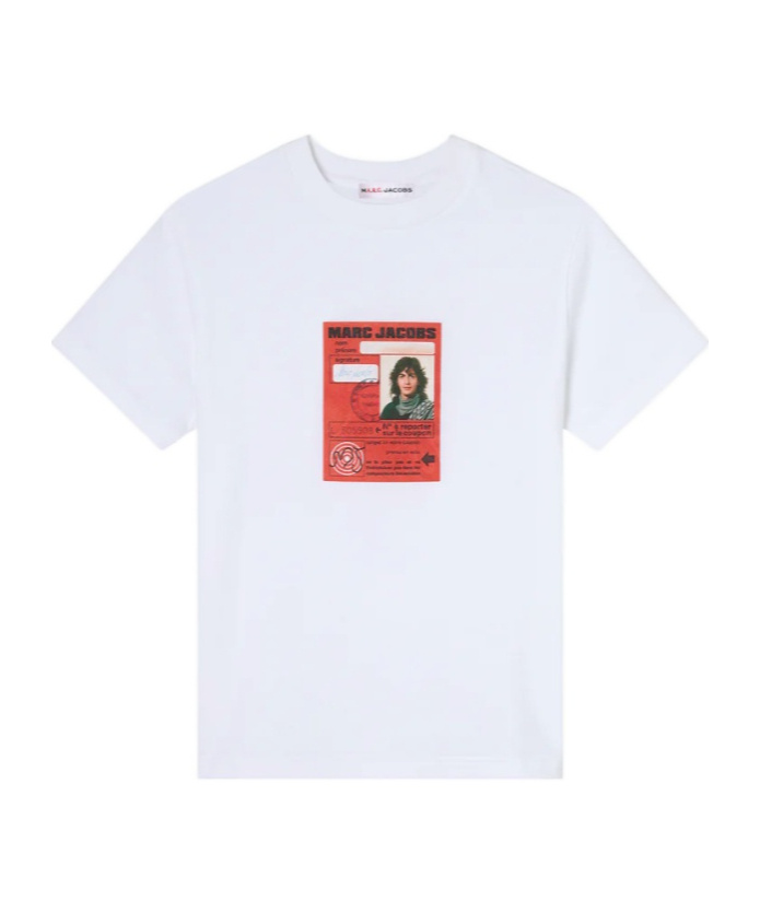Apc A.p.c. X Marc Jacobs Graphic Printed Crewneck T-shirt In White