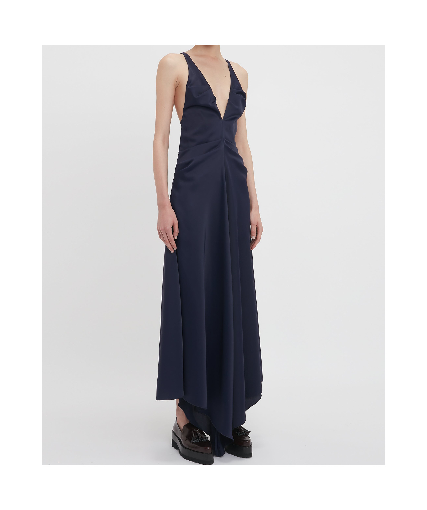 Shop Victoria Beckham Sleeveless Dress In Black