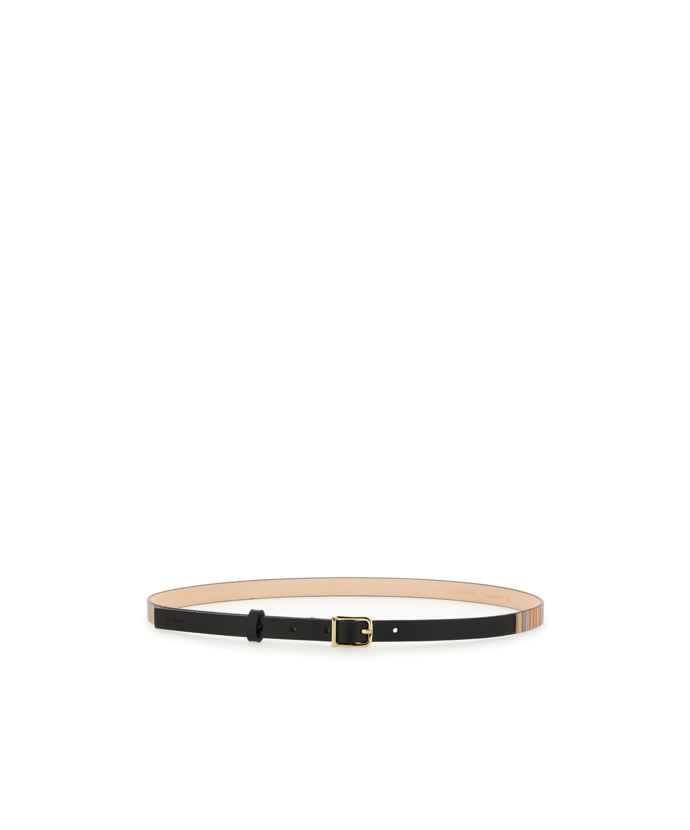 Paul Smith Women Belt With Logo In Nude
