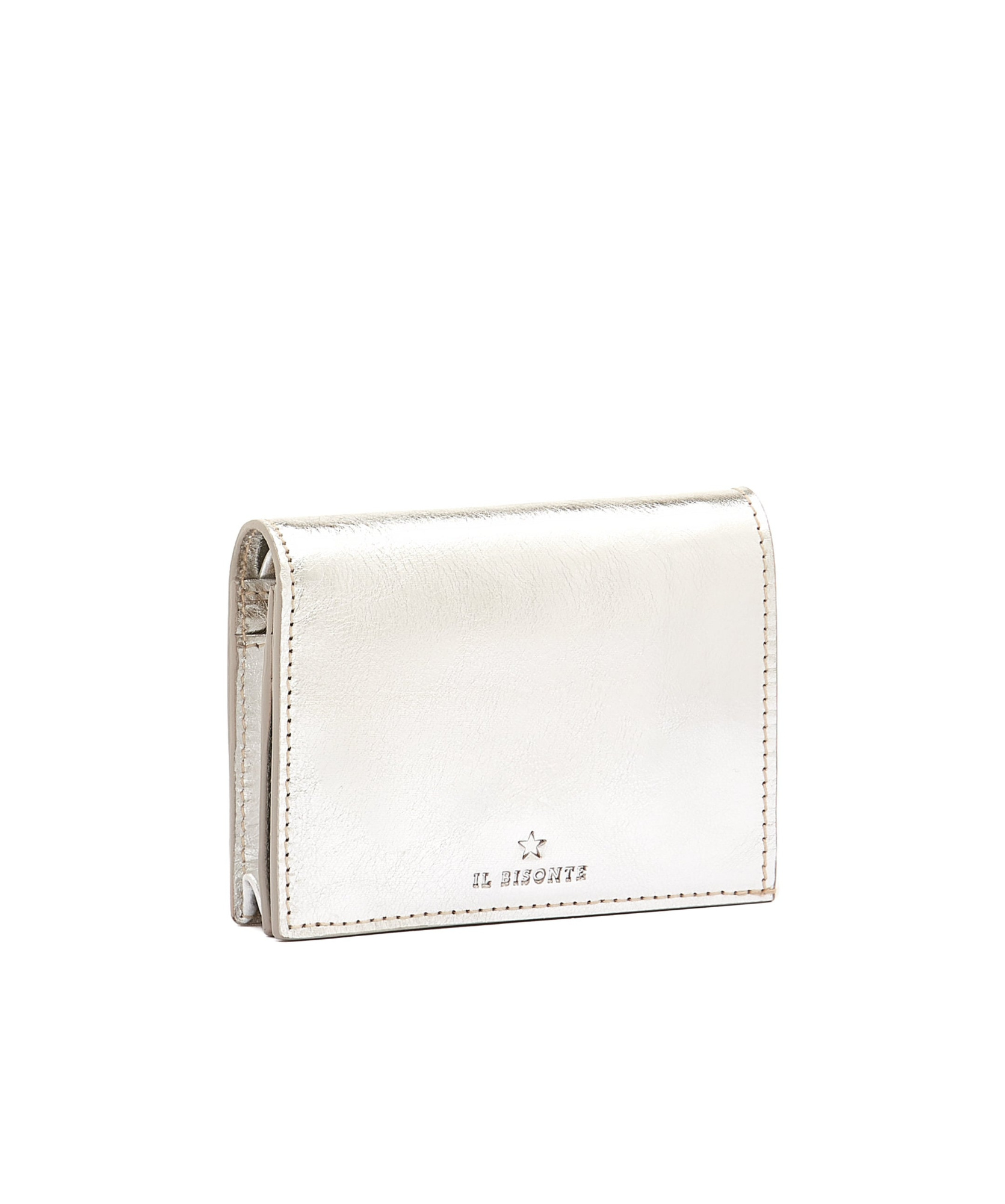 Il Bisonte Small Oliveta Wallet In White