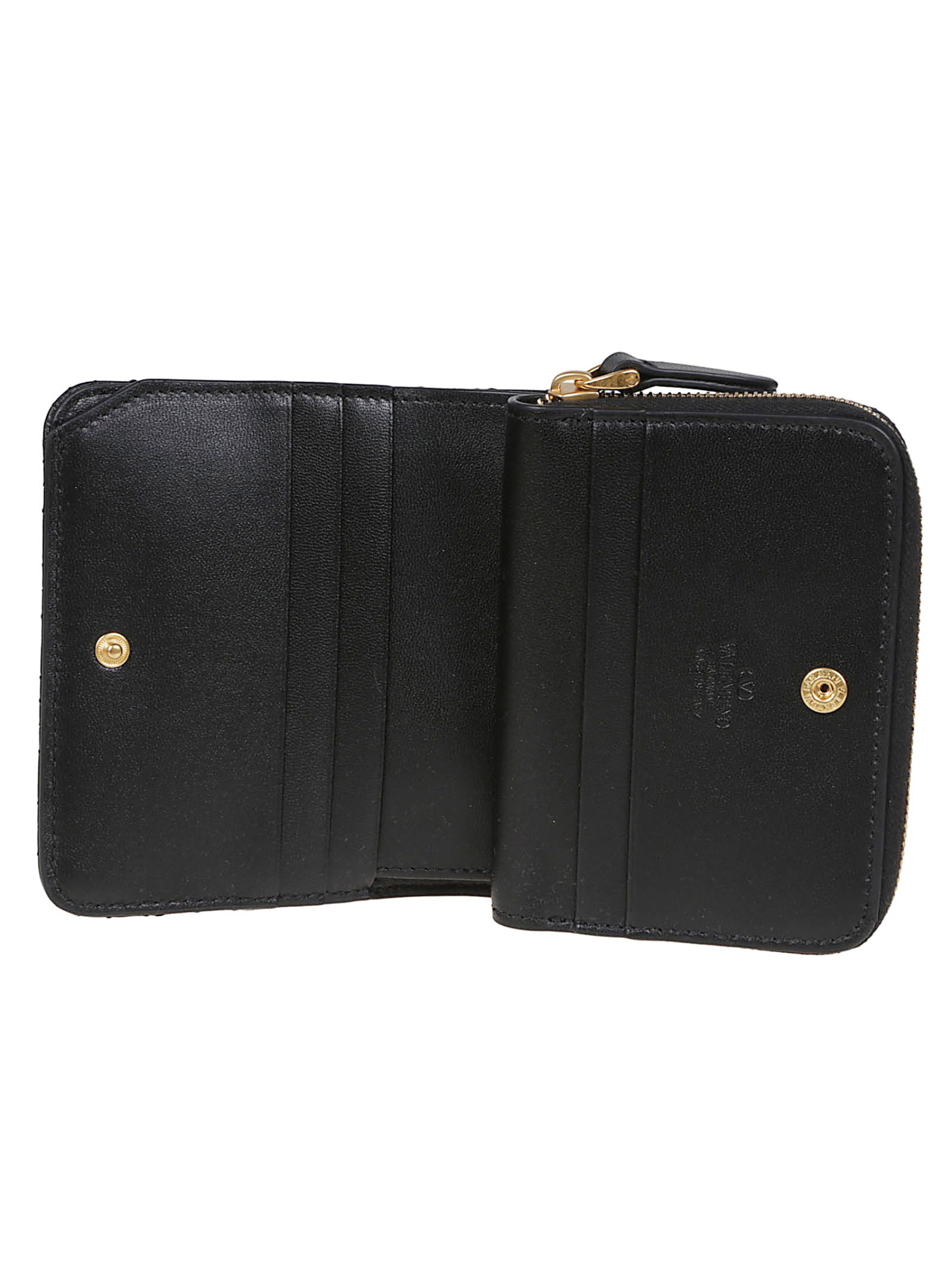 Valentino Quiltie 67 Wallet In Black