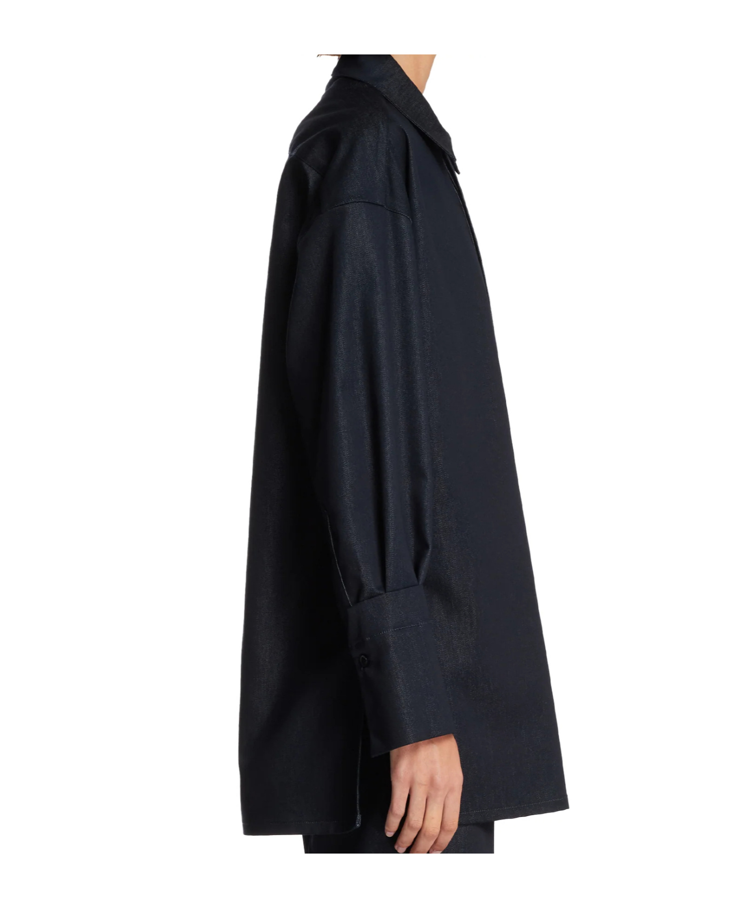 Darkpark Blue Tunic Shirt In Black