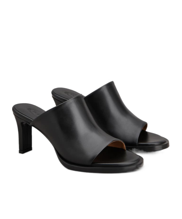 Tod's Mules In Leather In Black