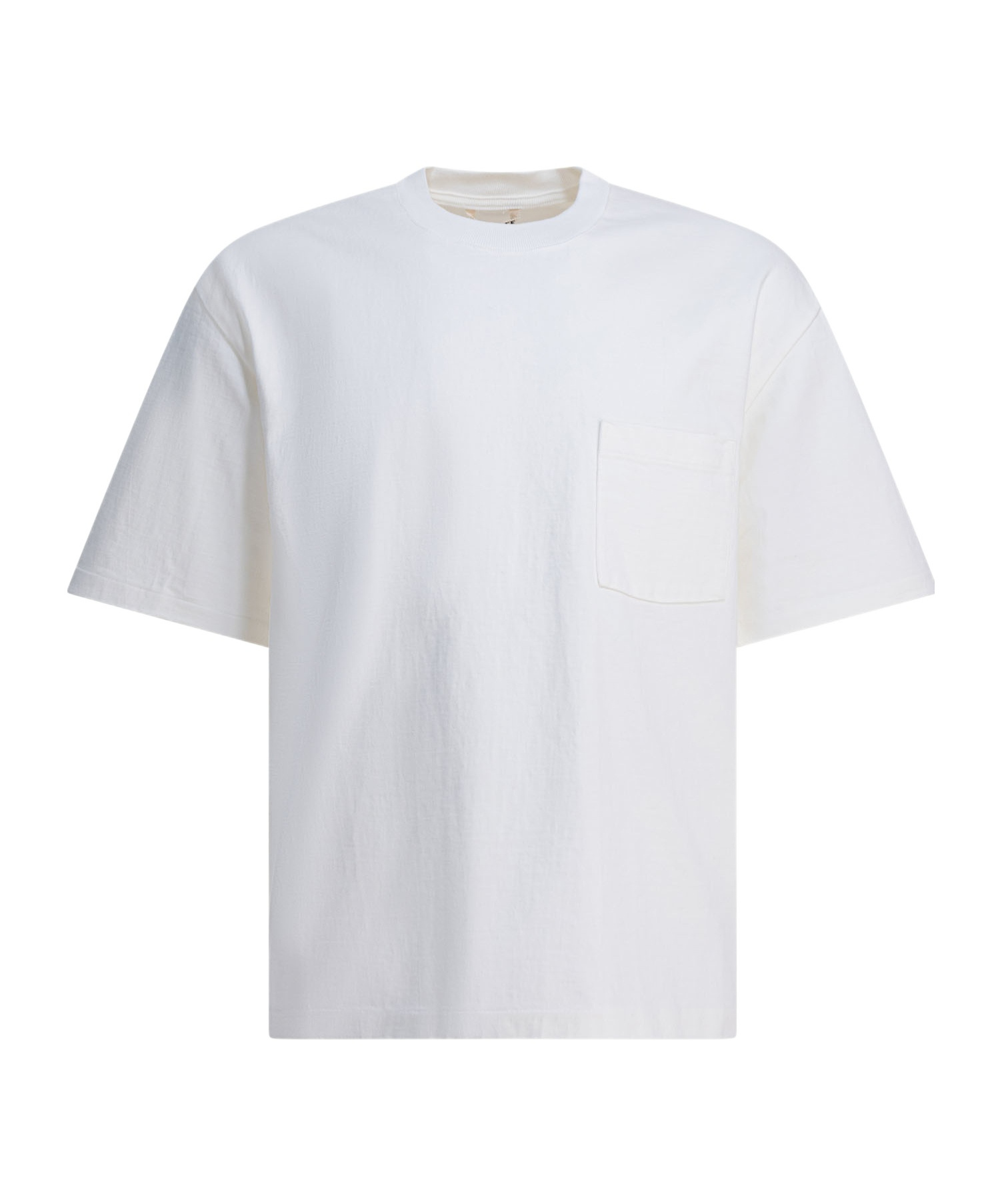 Auralee Crew-neck Cotton T-shirt In White