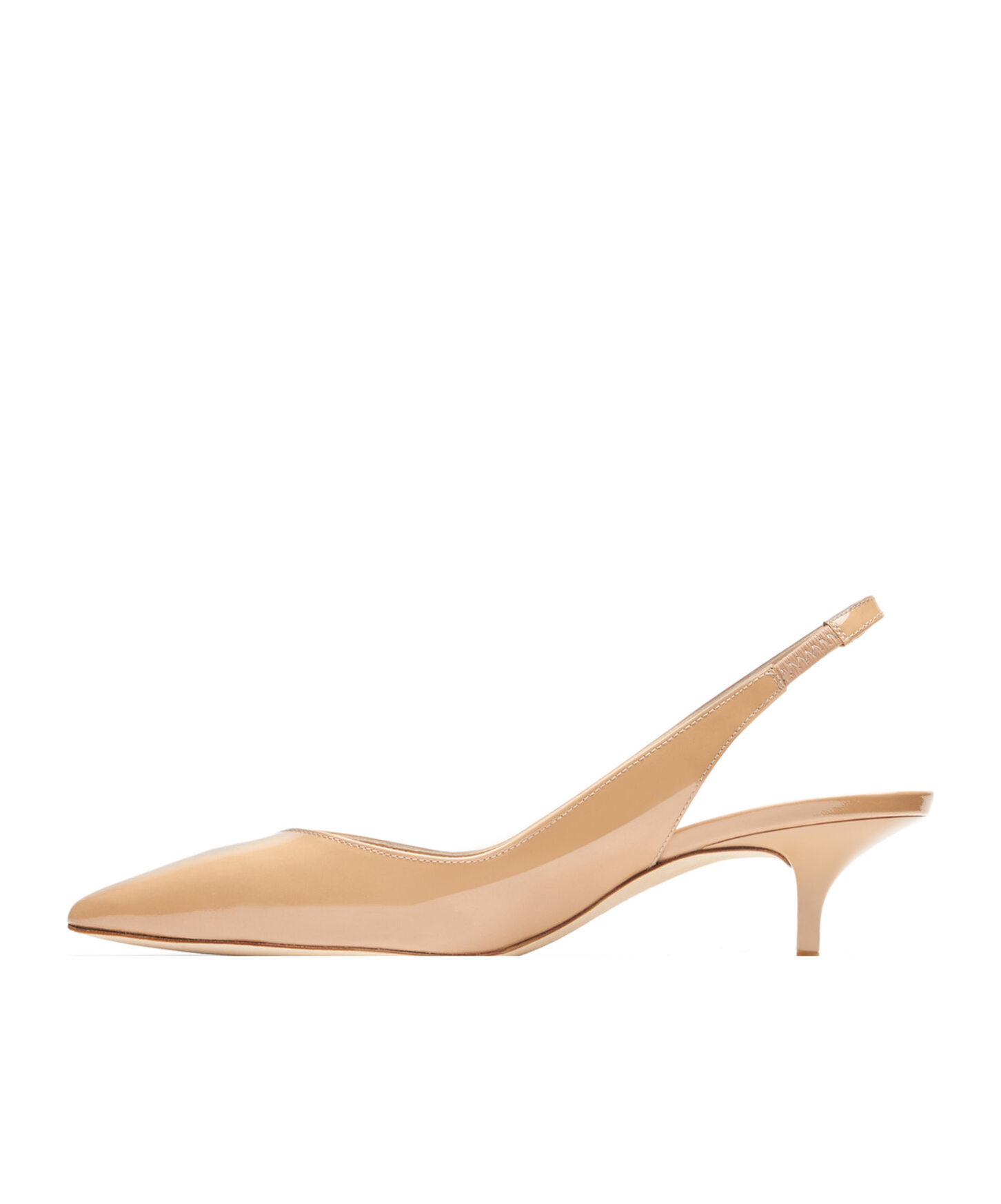 Stuart Weitzman Pointed High-heeled Sandals In Nude